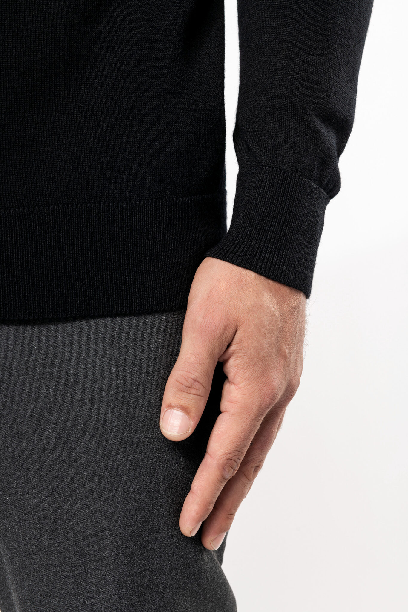 Miniature 11 pour Pull Mérinos col roulé homme
