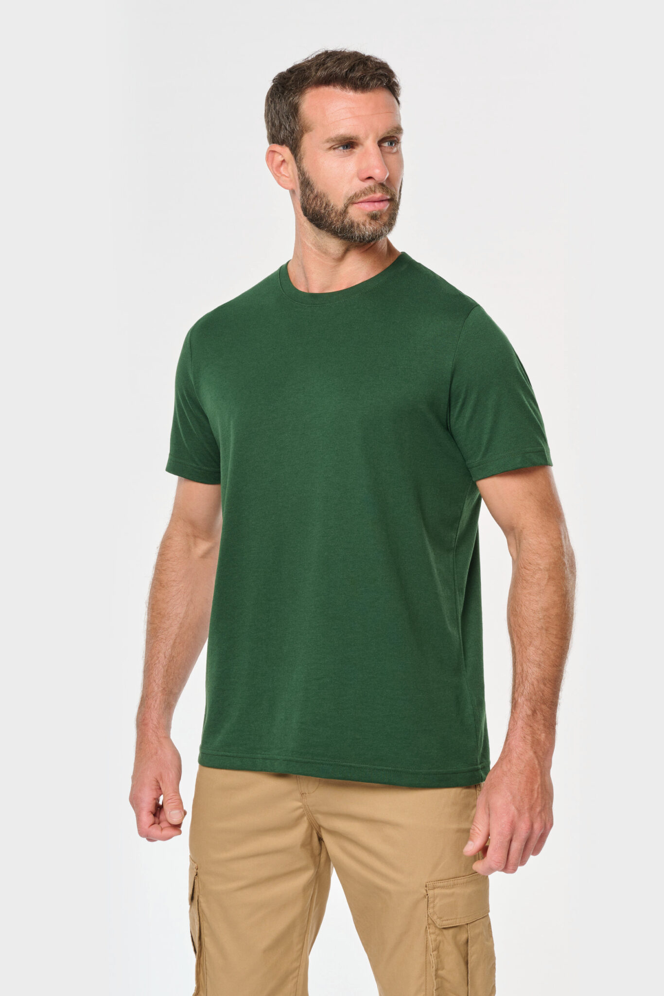 Visuel T-shirt col rond écoresponsable homme