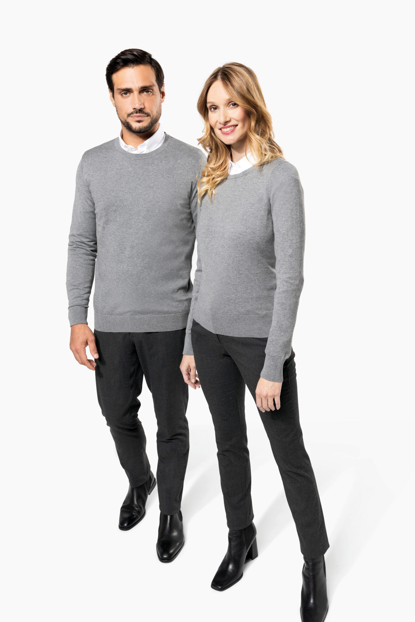 Miniature 9 pour Pull Supima® col rond homme