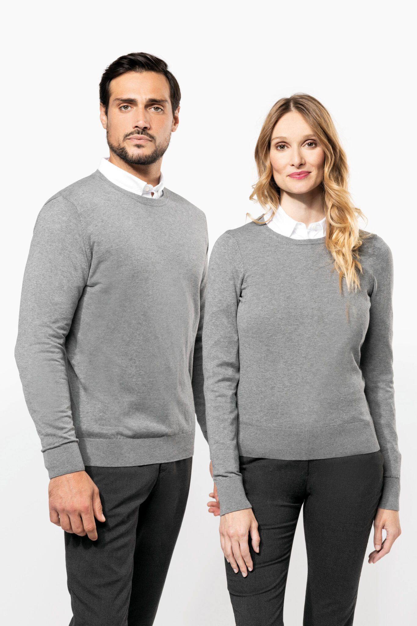 Miniature 6 pour Pull Supima® col rond homme