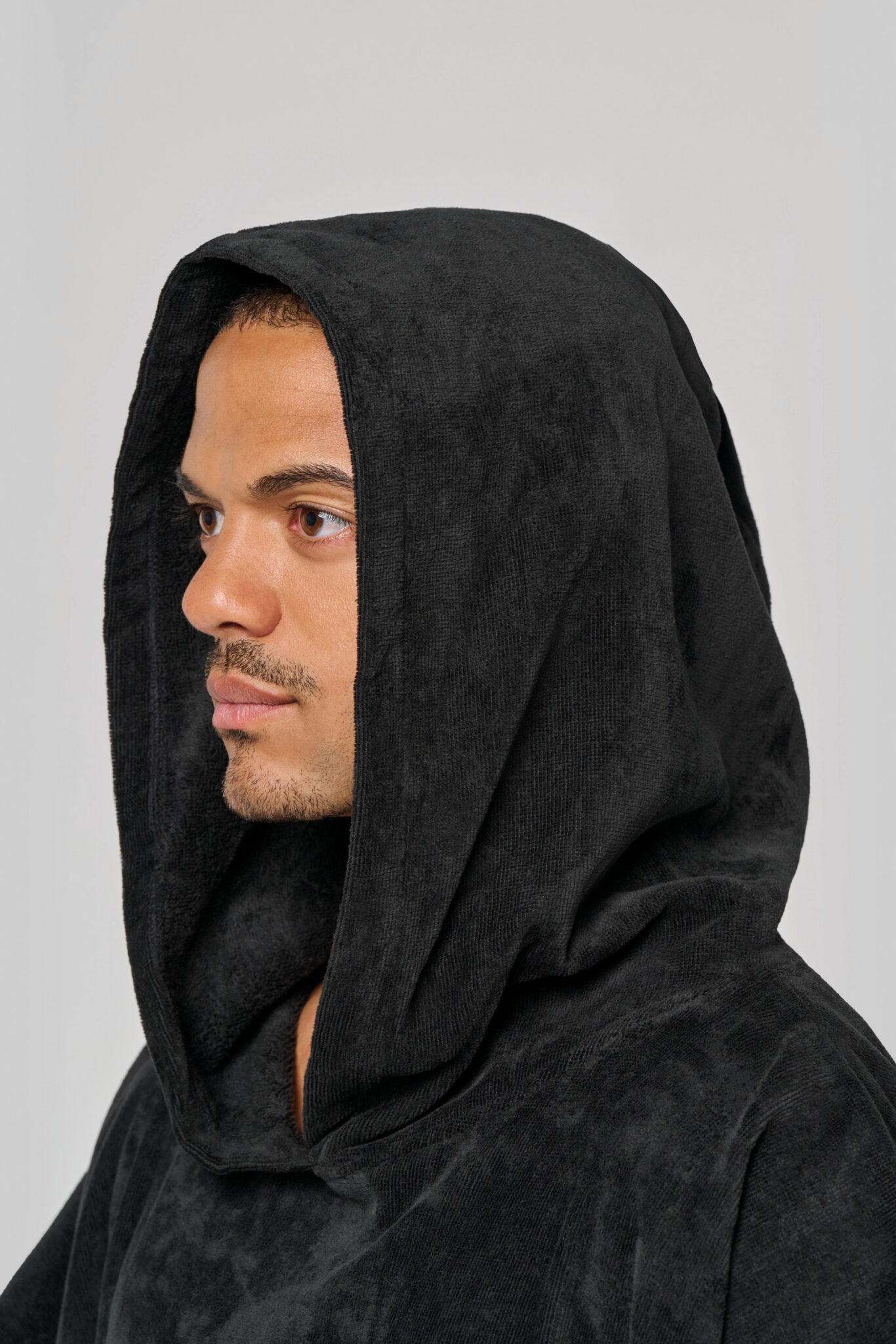 Miniature 10 pour Poncho éponge à capuche unisexe
