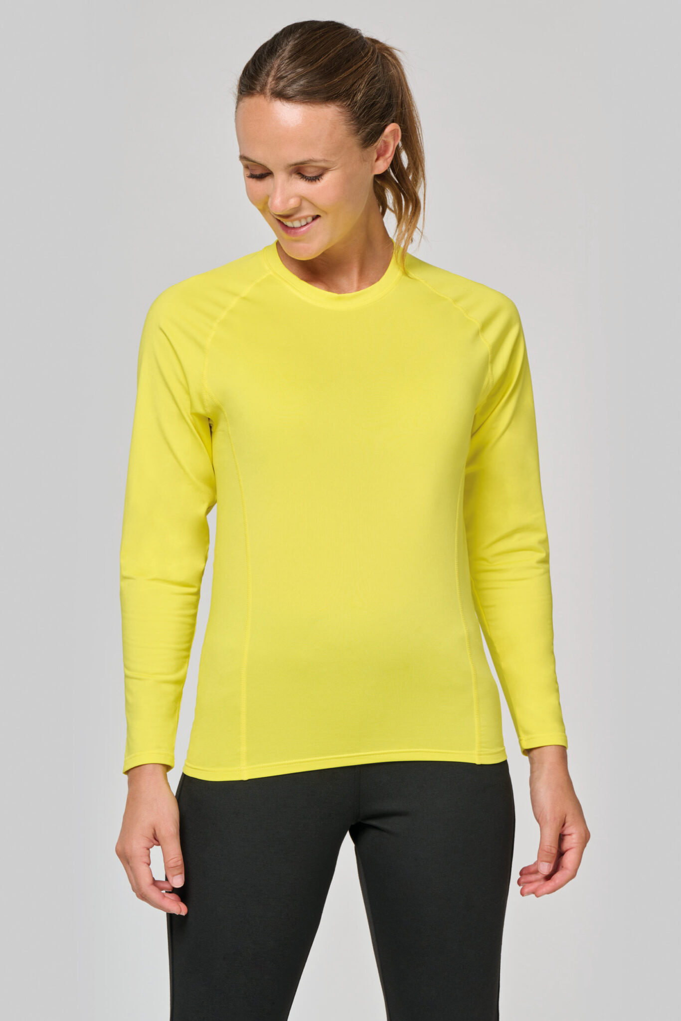 Miniature 8 pour T-shirt double peau sport manches longues unisexe