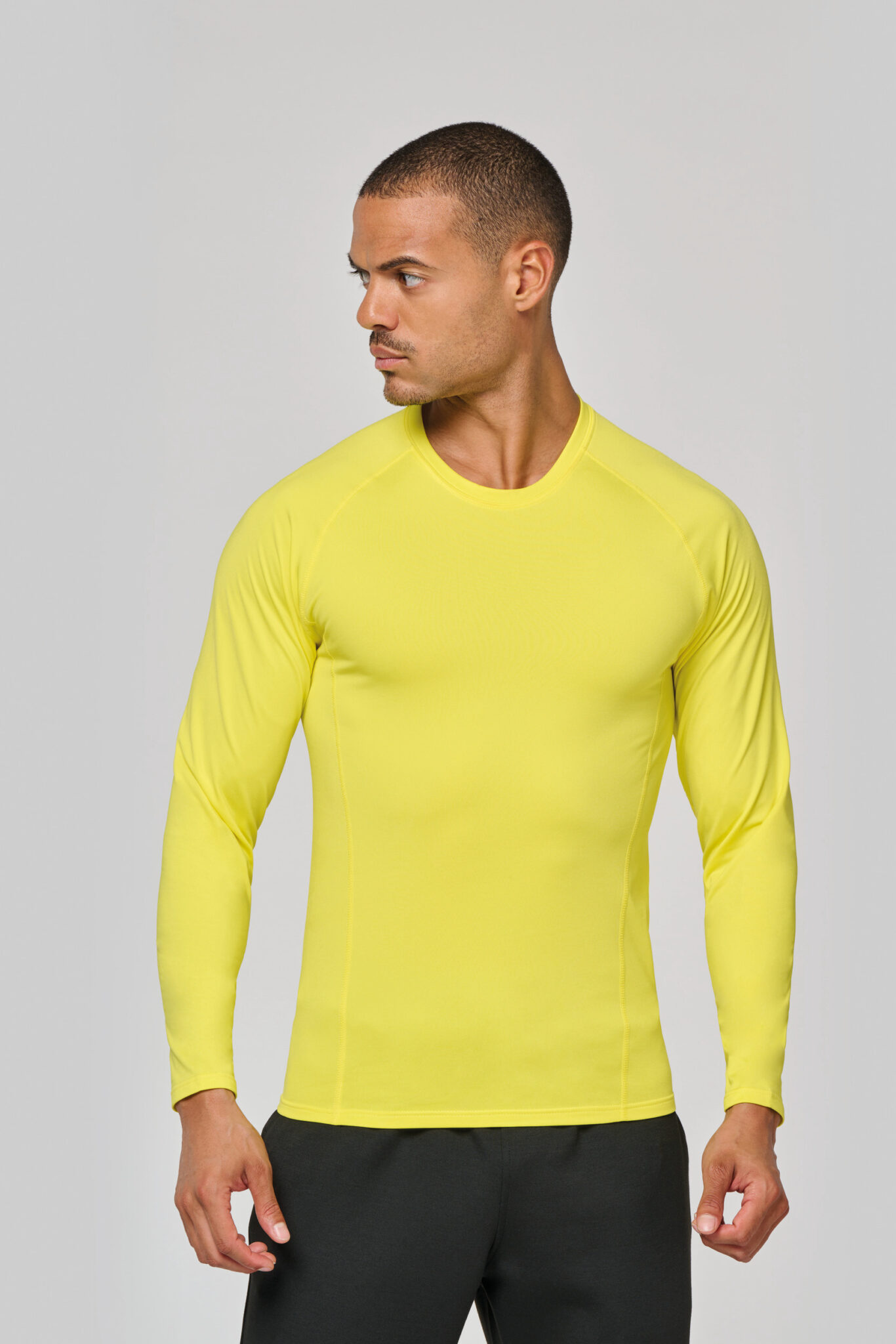 Miniature 4 pour T-shirt double peau sport manches longues unisexe