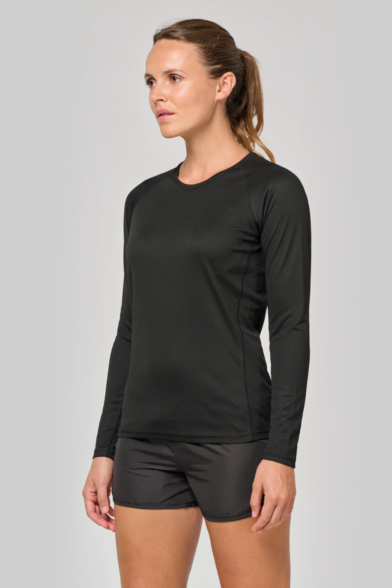 Visuel T-shirt de sport manches longues femme