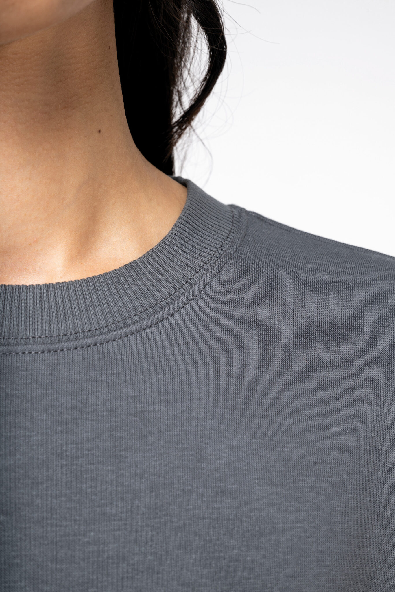 Miniature 4 pour Sweat-shirt écoresponsable à col rond oversize unisexe