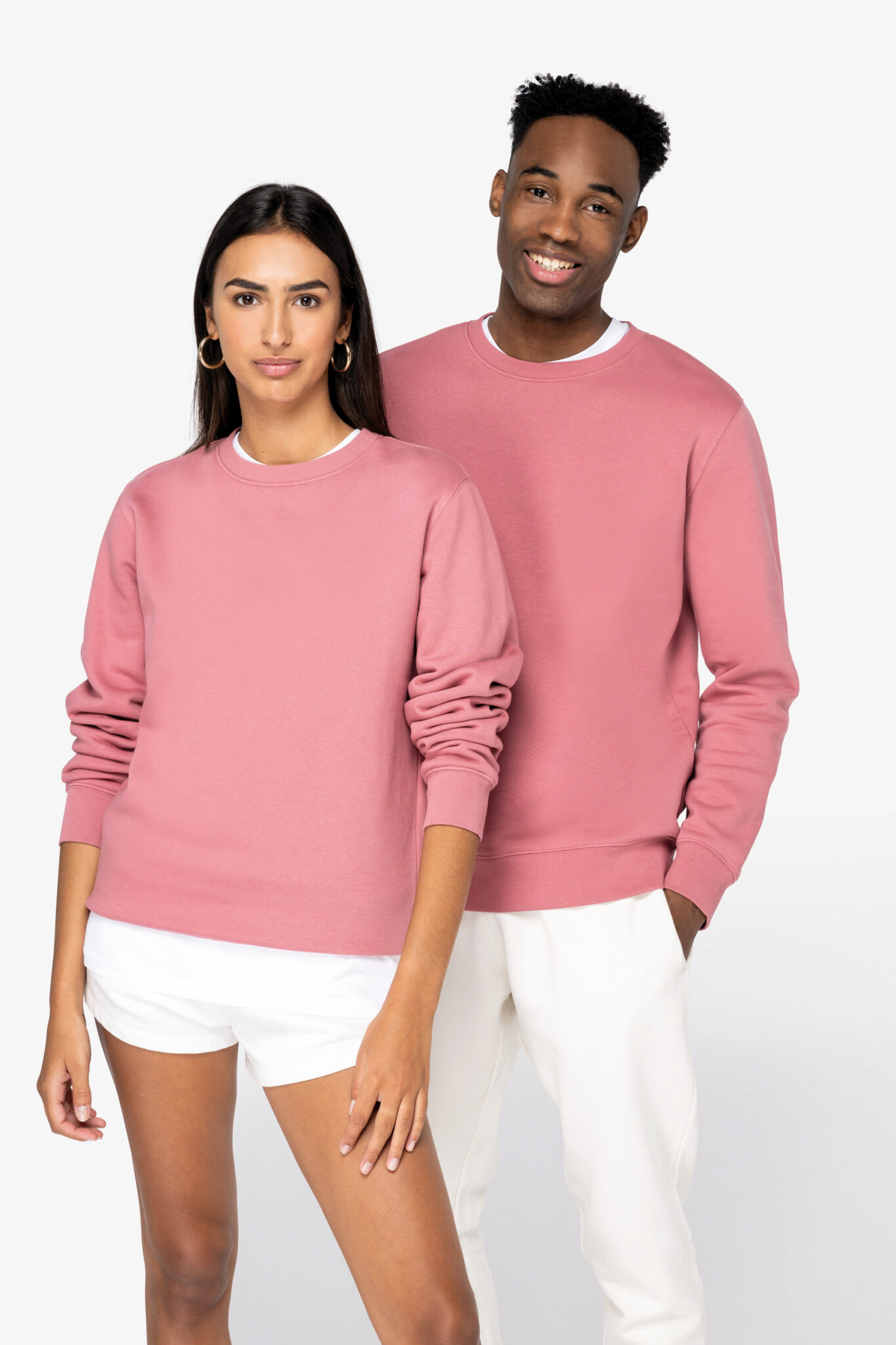 Visuel Sweat-shirt écoresponsable à col rond unisexe