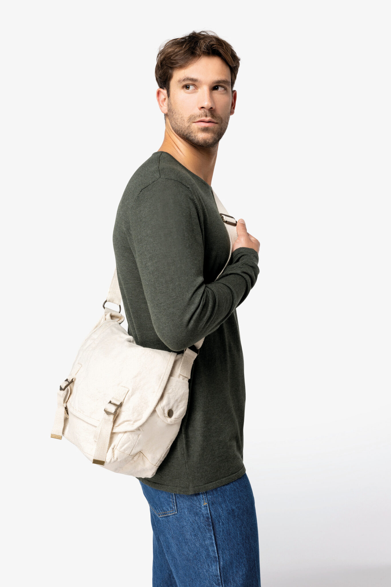 Visuel Sac besace écoresponsable délavé
