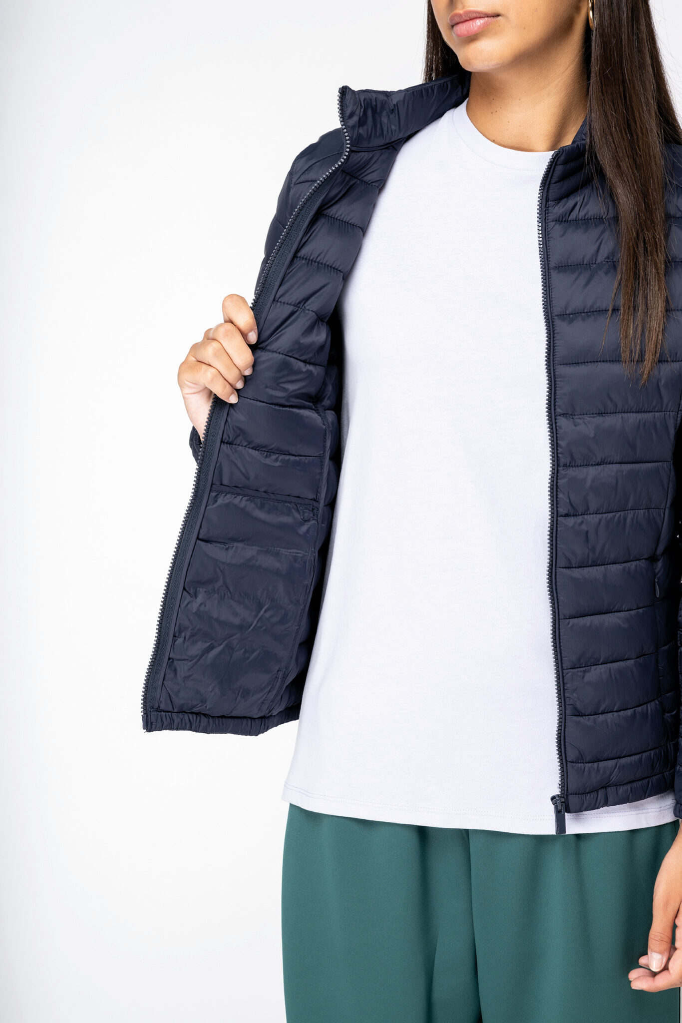 Miniature 8 pour Doudoune légère écoresponsable femme