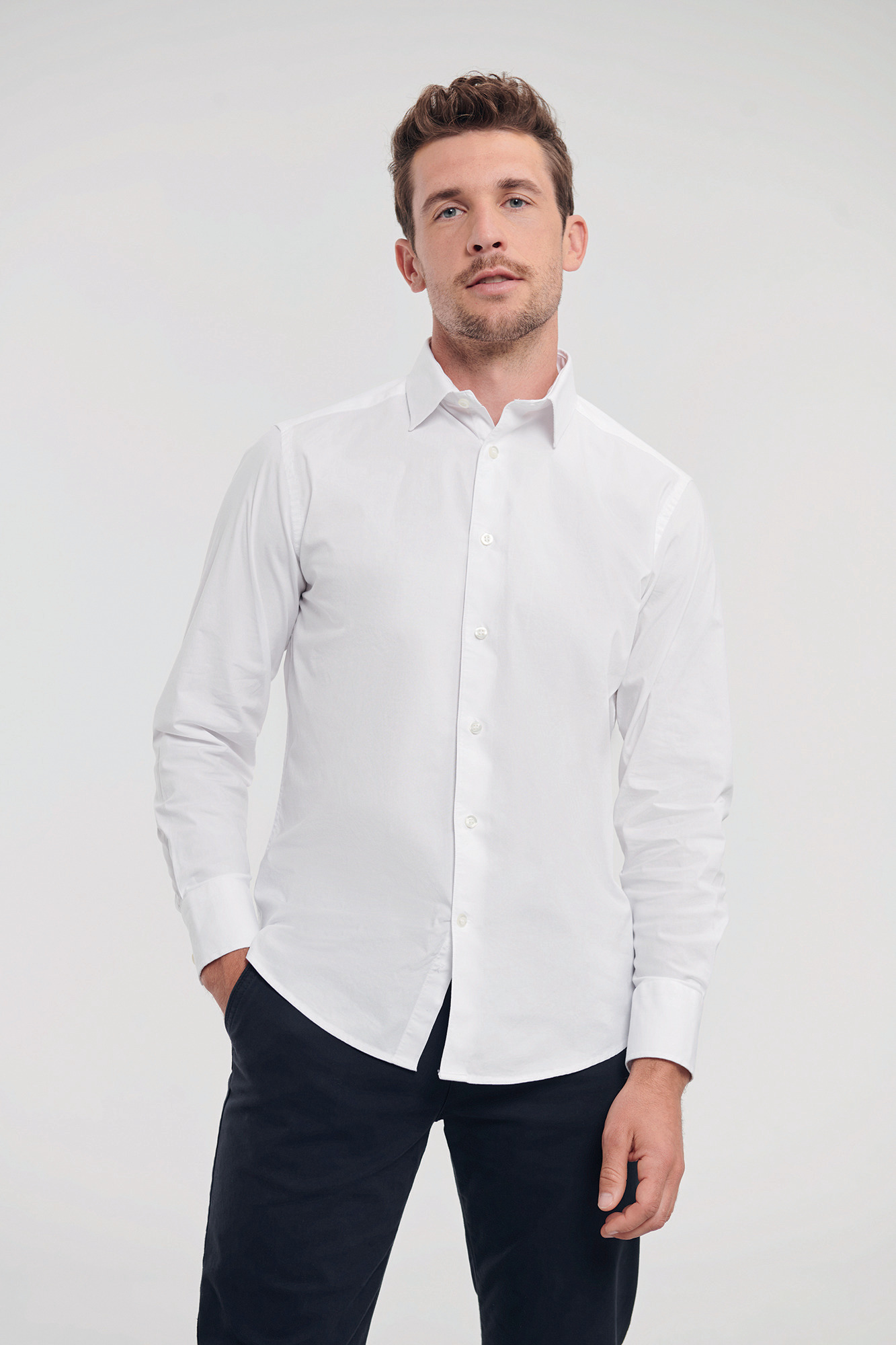 Visuel Chemise fittée homme manches longues