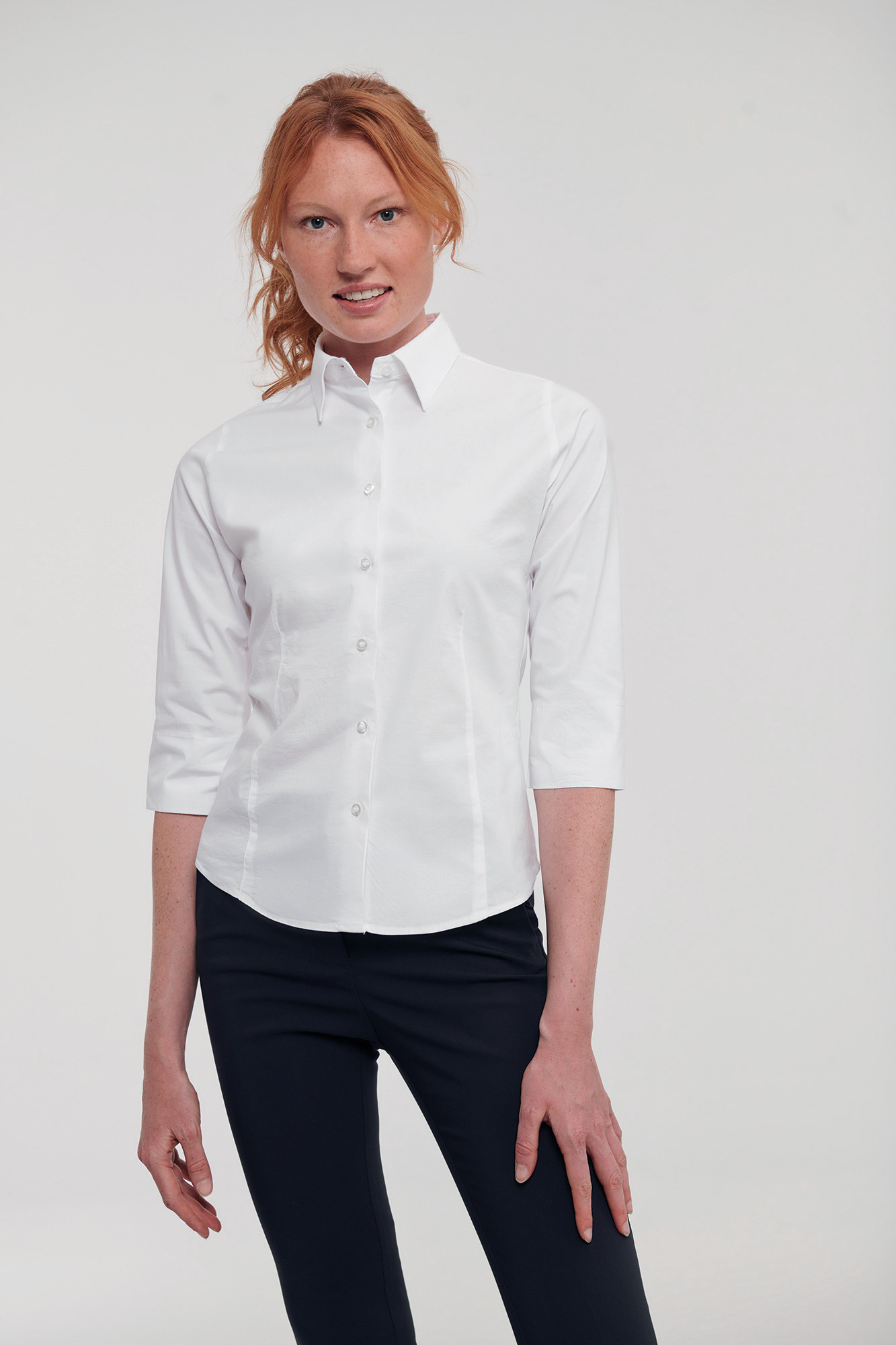 Visuel Chemise fittée femme manches 3/4