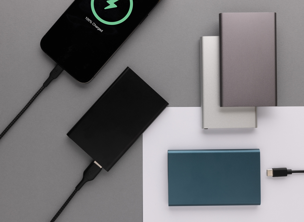 Miniature 8 pour Powerbank 4000mAh en plastique recyclé/aluminium RCS