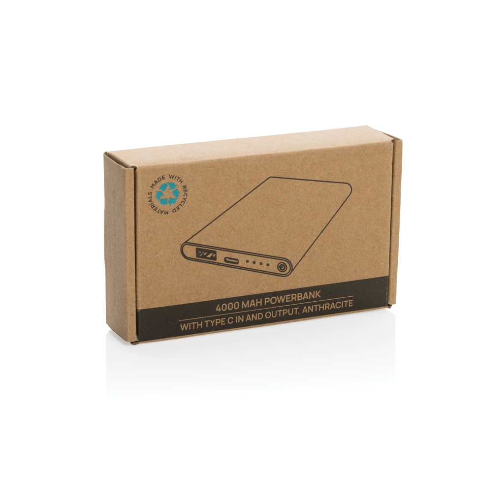 Miniature 10 pour Powerbank 4000mAh en plastique recyclé/aluminium RCS