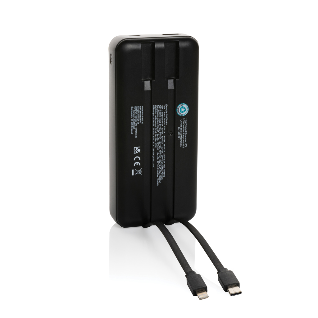 Miniature 4 pour SuperPowerbank 20.000mAh et 65W en plastique RCS Gridley