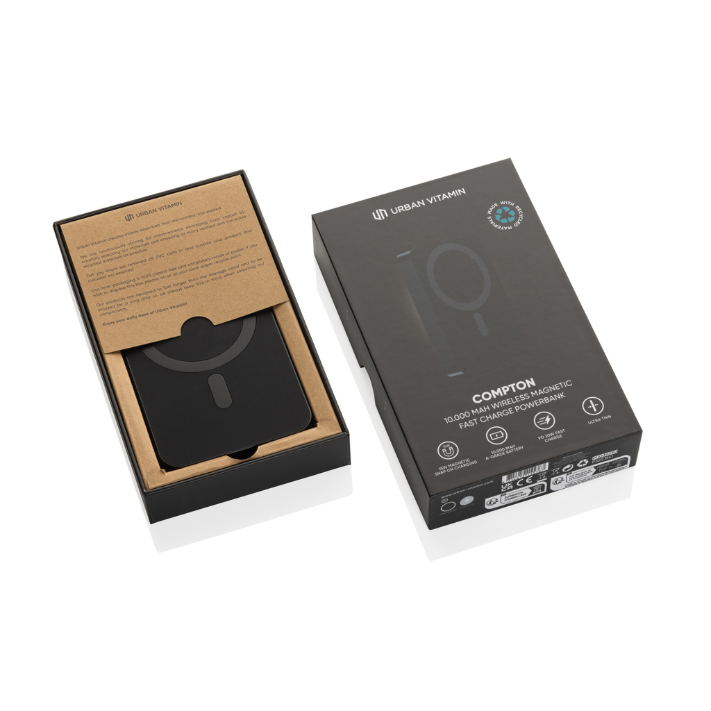 Miniature 6 pour Compton RCS plastique recyclé/aluminium 10 000 mAh powerbank