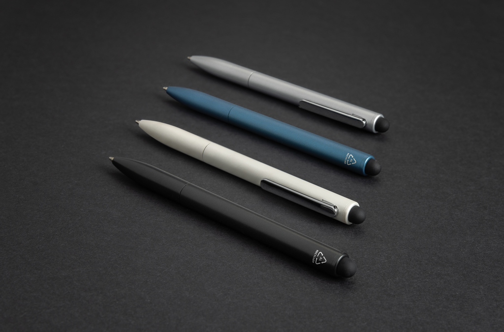 Miniature 7 pour Stylo en aluminium recyclé certifié RCS avec stylet Kymi