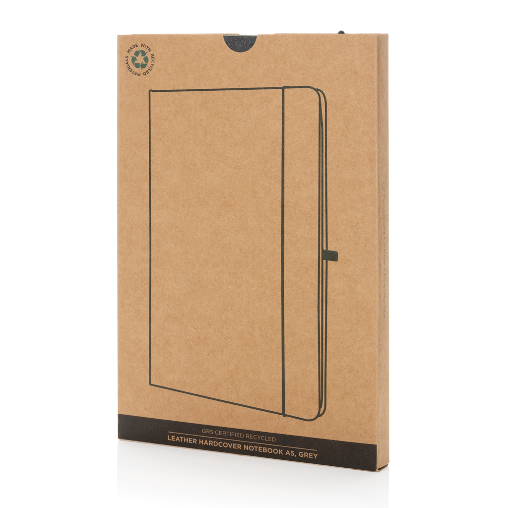 Miniature 13 pour Carnet A5 à couverture rigide en cuir recyclé