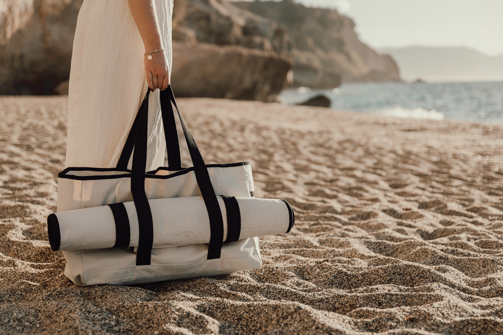 Miniature 9 pour VINGA Sac de plage en toile recyclée AWARE™  Volonne