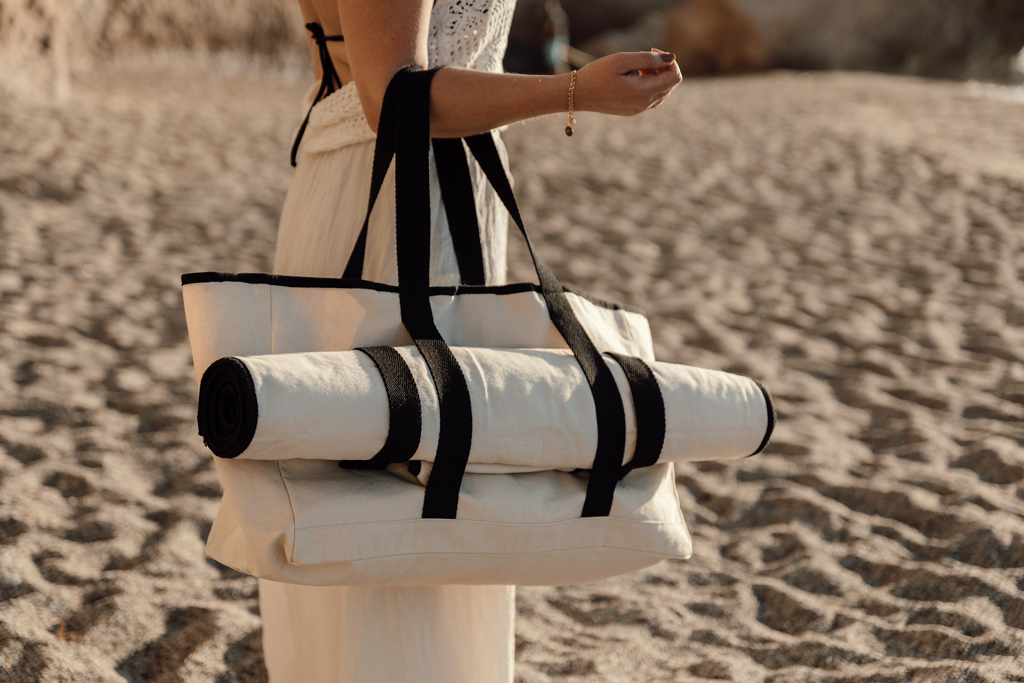 Miniature 10 pour VINGA Sac de plage en toile recyclée AWARE™  Volonne