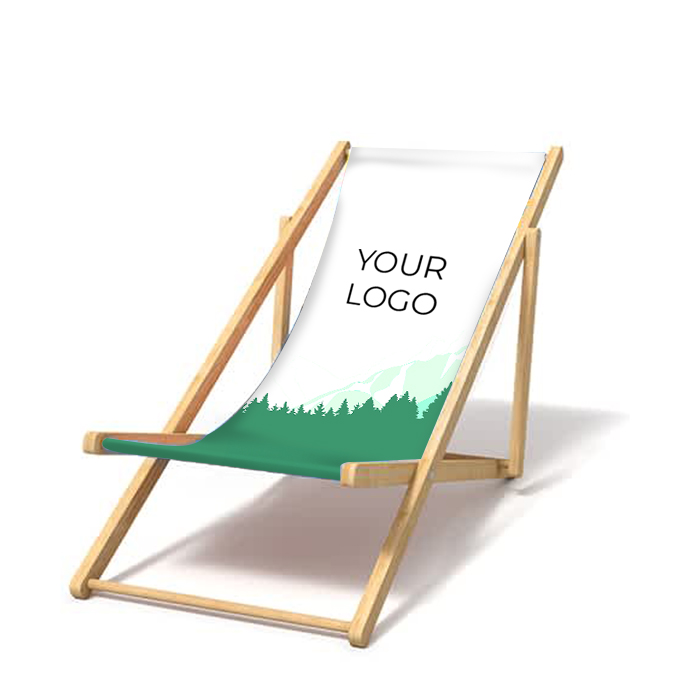 Miniature 1 pour Chaise de plage publicitaire