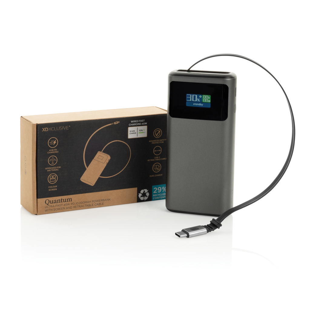Miniature 4 pour Powerbank 10.000mAh avec écran et PD45W Quantum RCS