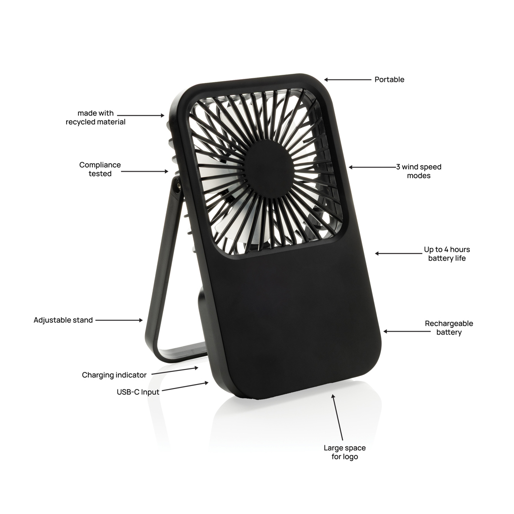 Miniature 3 pour Ventilateur de bureau en plastique recyclé RCS Aervina