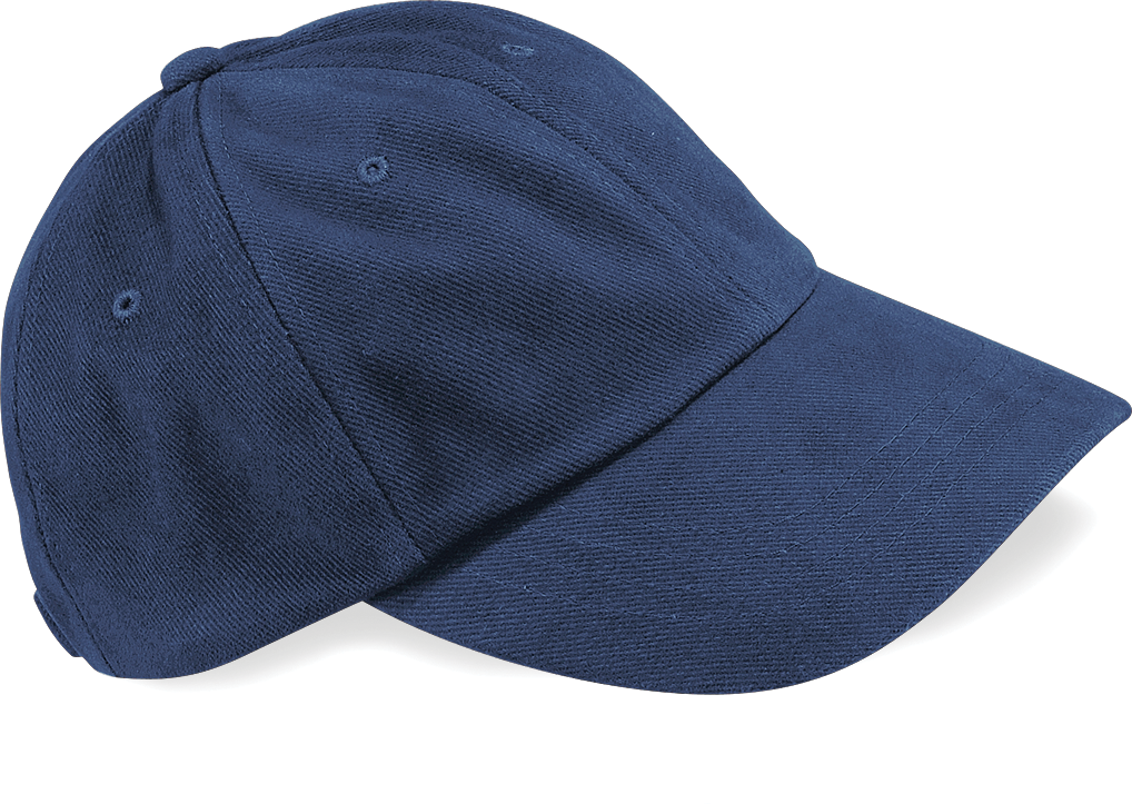 Miniature 6 pour Casquette homme profil bas en coton brossé - 6 panneaux