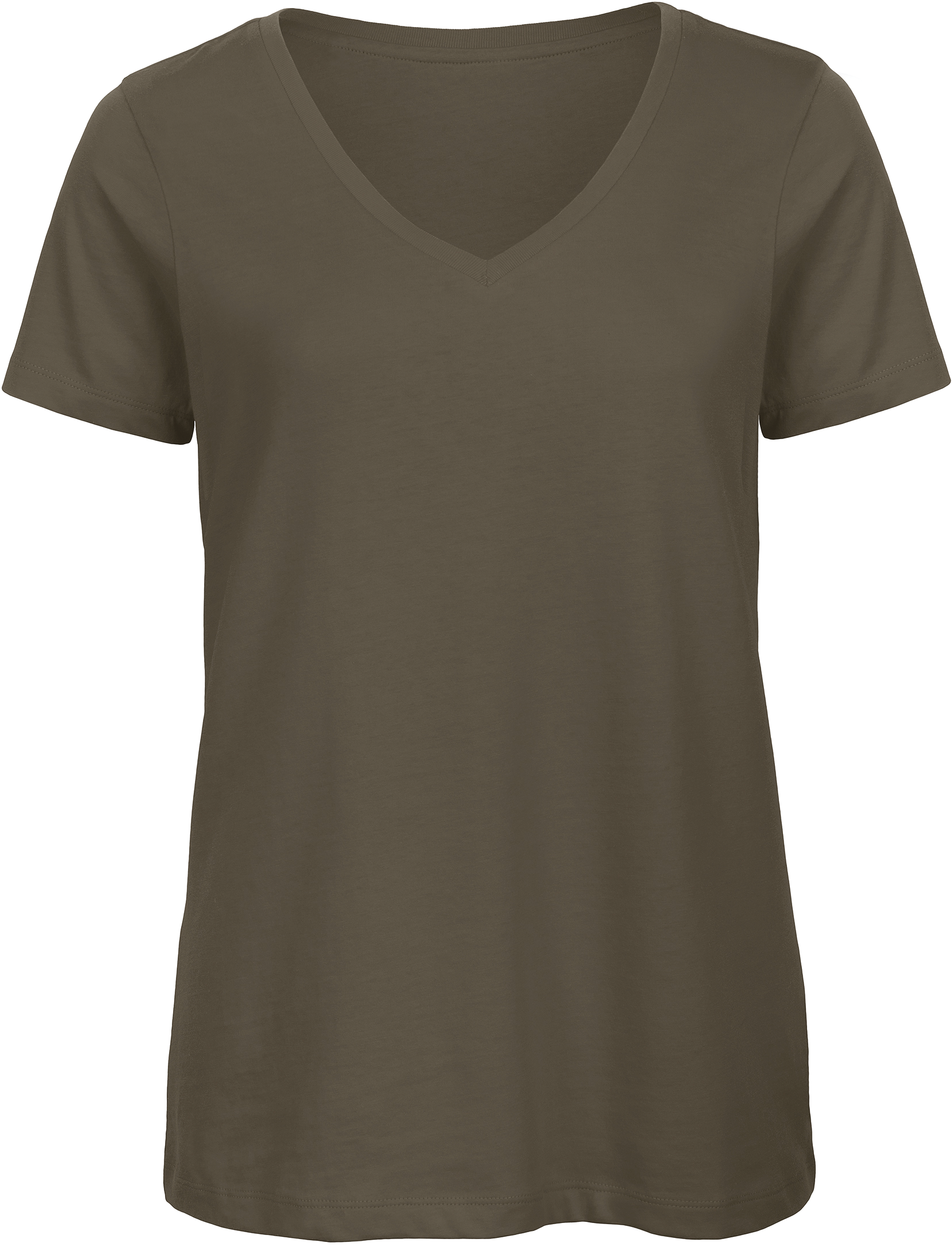 Miniature 4 pour T-shirt Organic Inspire col V Femme