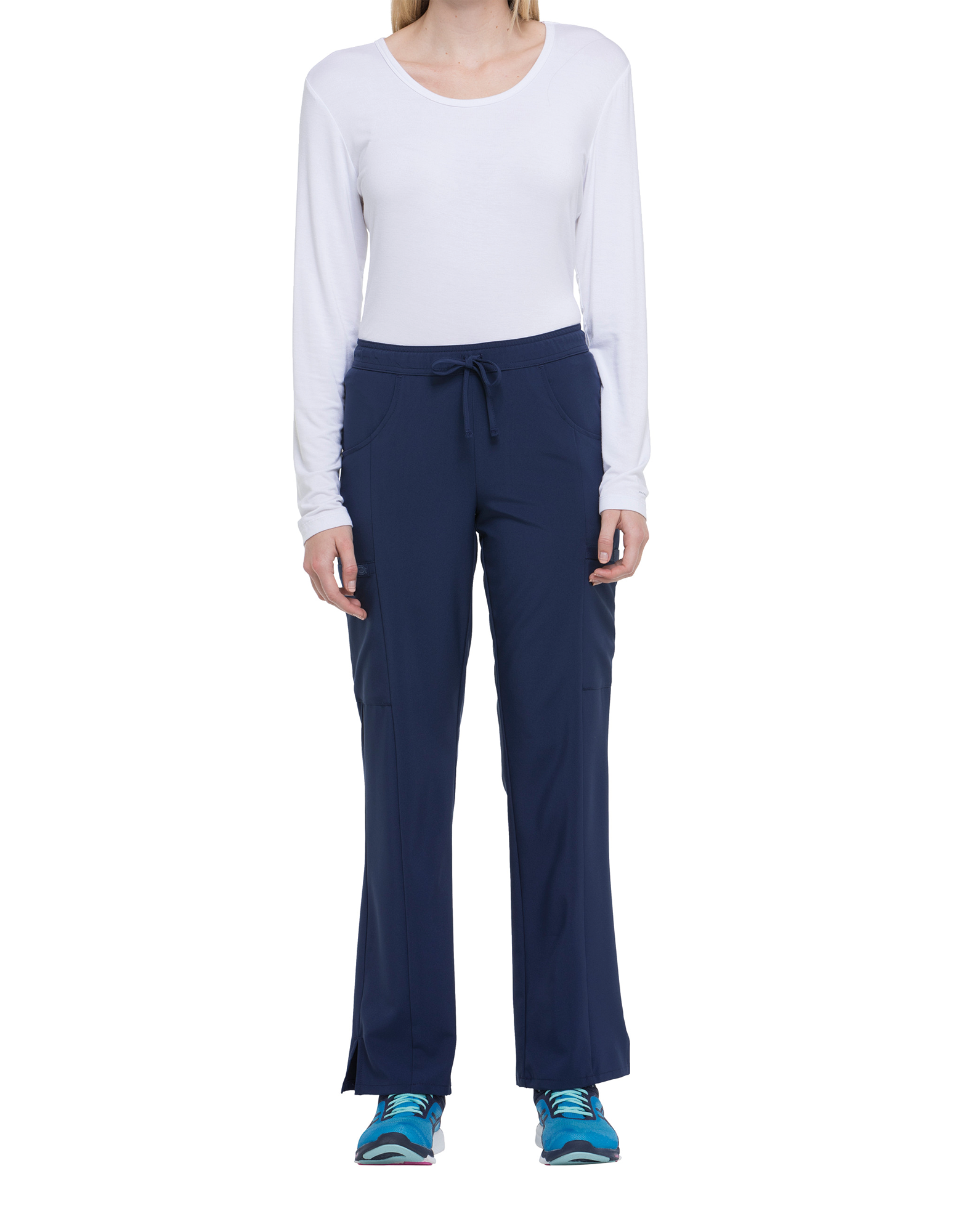 Miniature 6 pour Pantalon à taille mi-haute avec cordon de serrage pour femme