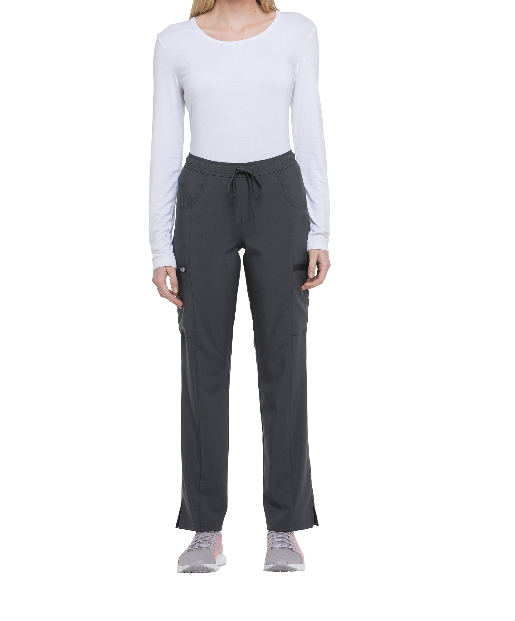 Miniature 7 pour Pantalon à taille mi-haute avec cordon de serrage pour femme