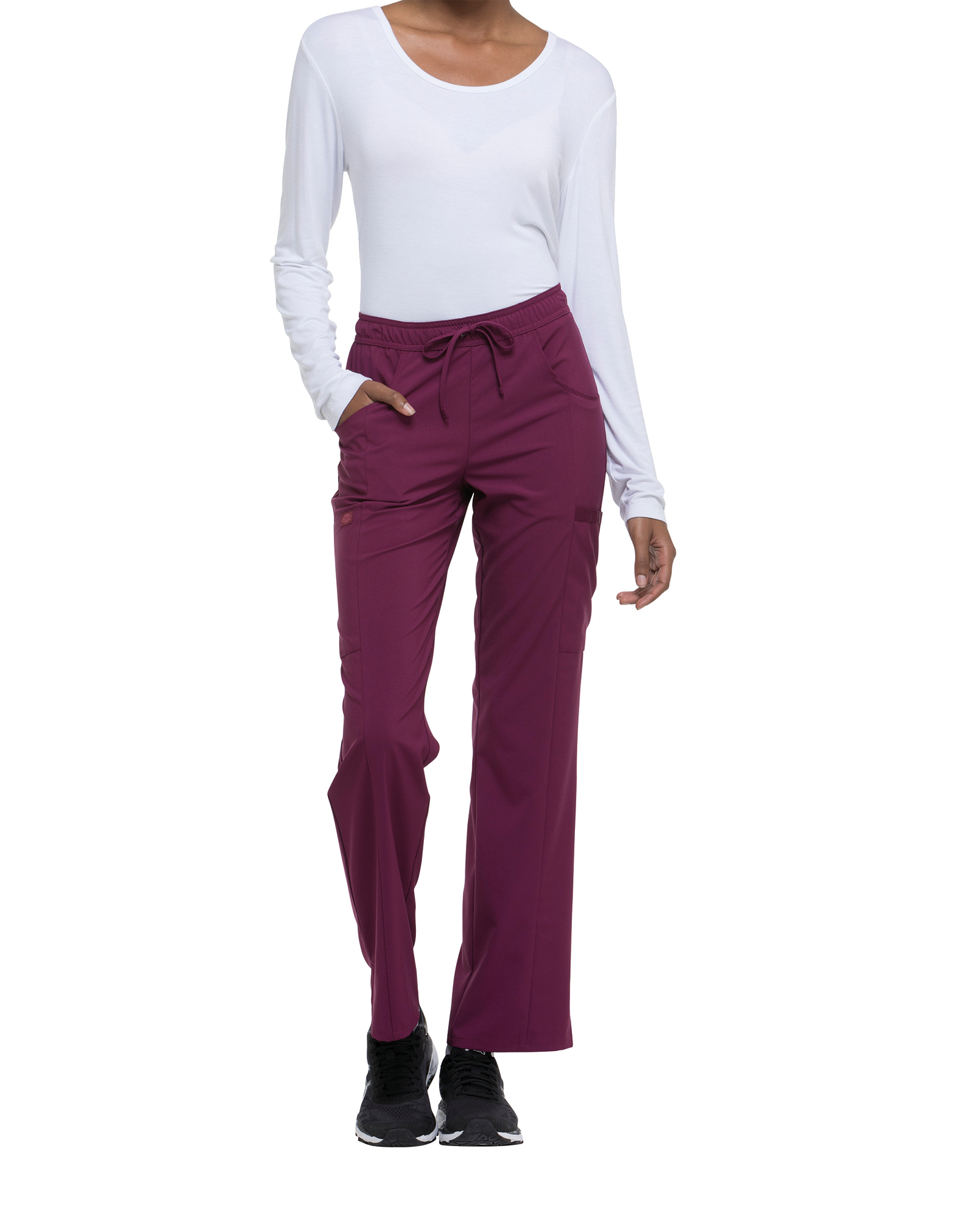 Miniature 9 pour Pantalon à taille mi-haute avec cordon de serrage pour femme