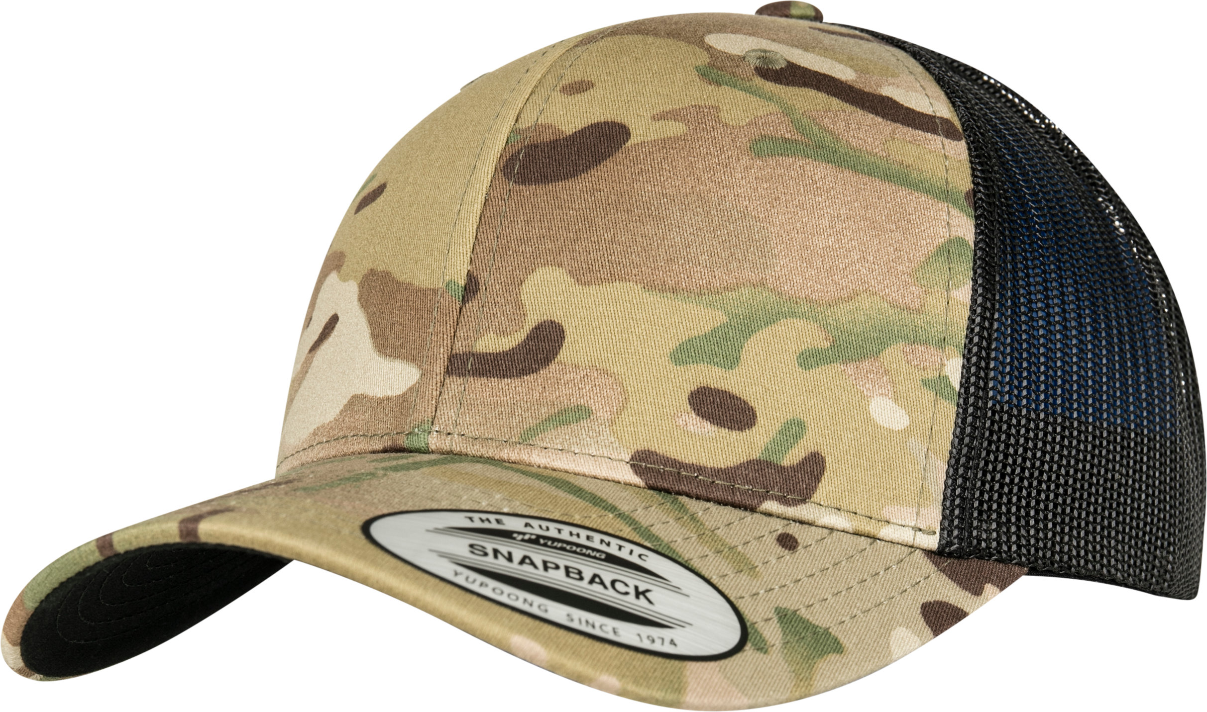 Miniature 6 pour Casquette retro trucker multicam