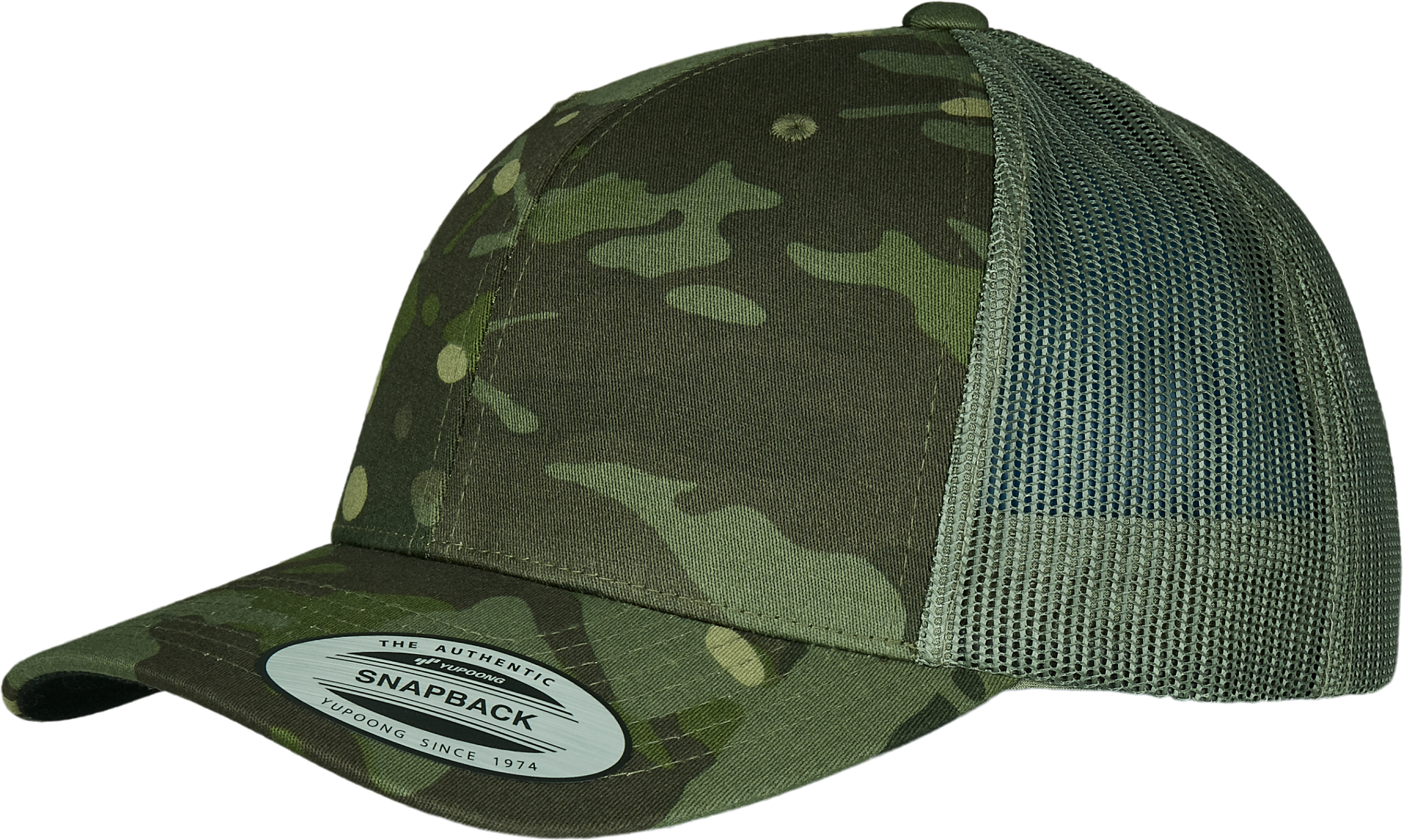 Miniature 8 pour Casquette retro trucker multicam