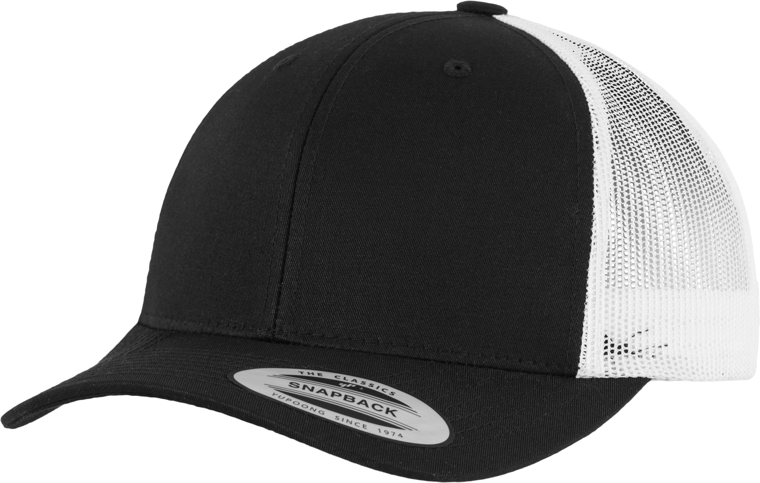 Miniature 3 pour Casquette retro trucker bicolore