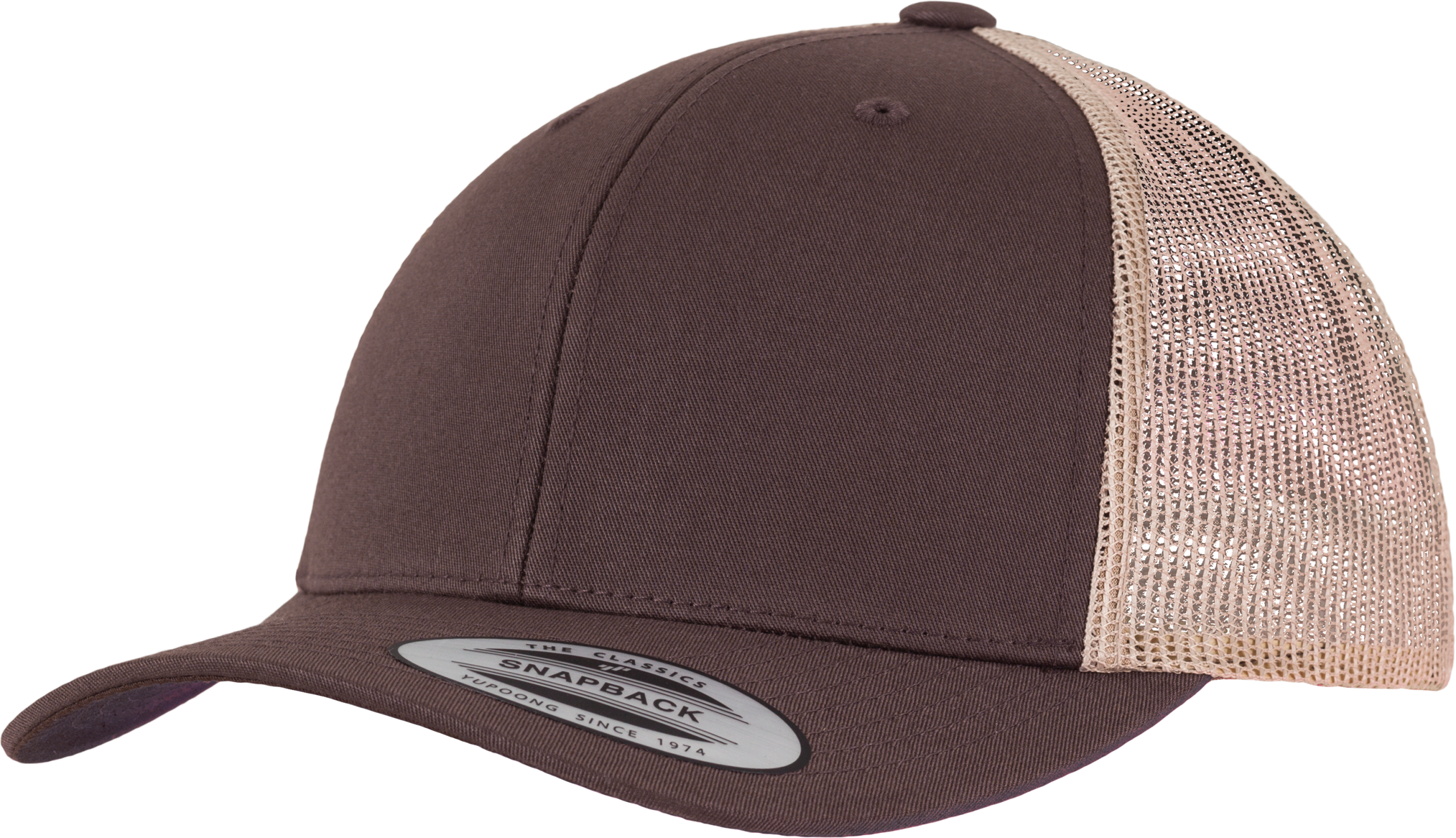 Miniature 4 pour Casquette retro trucker bicolore