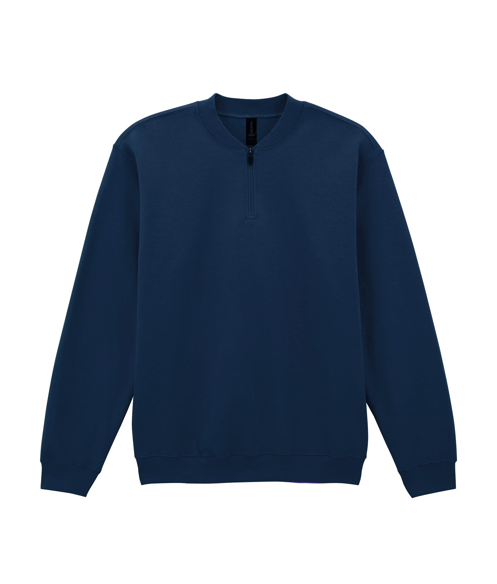 Miniature 2 pour Sweat-shirt en molleton 1/4 zip