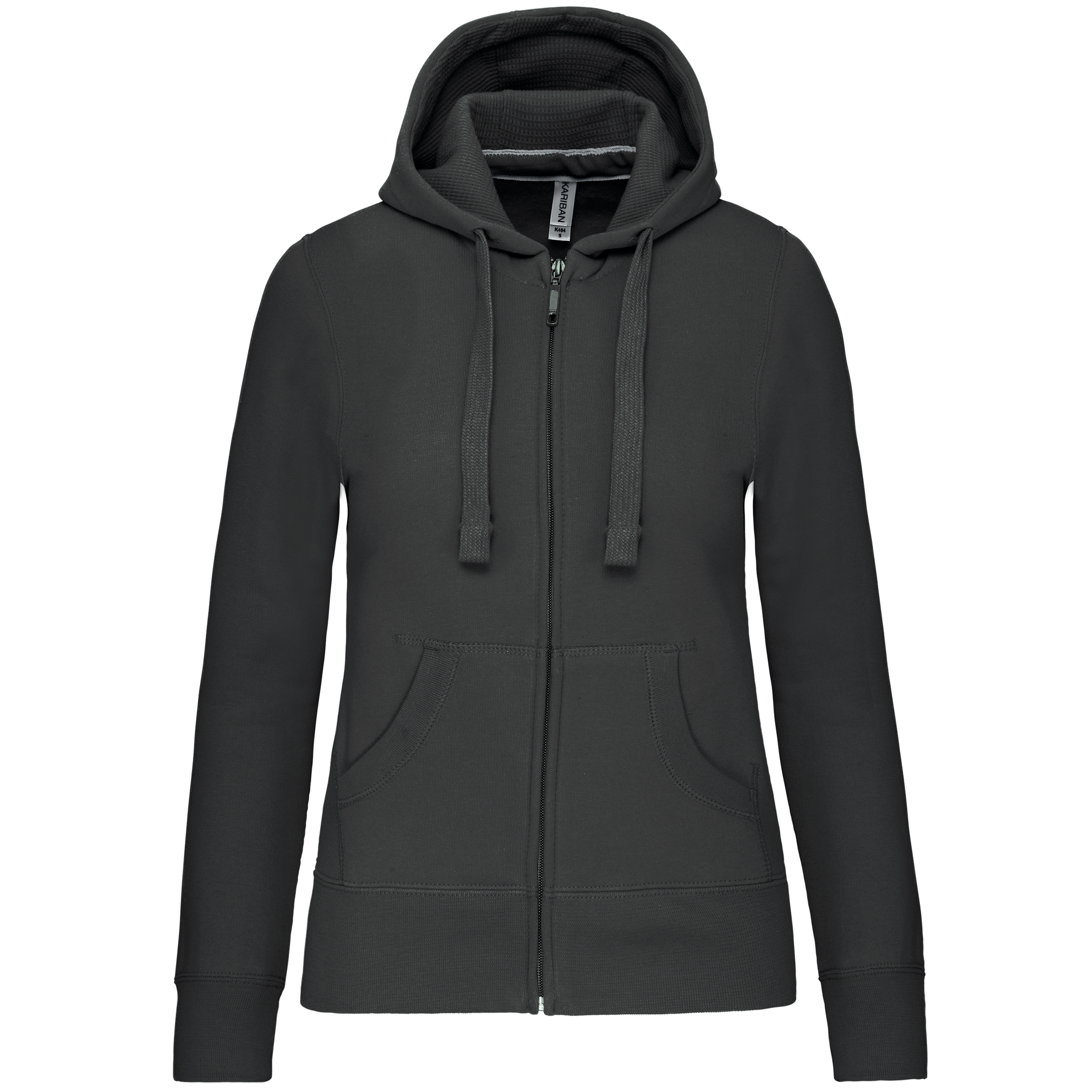 Miniature 10 pour Sweat-shirt zippé capuche femme