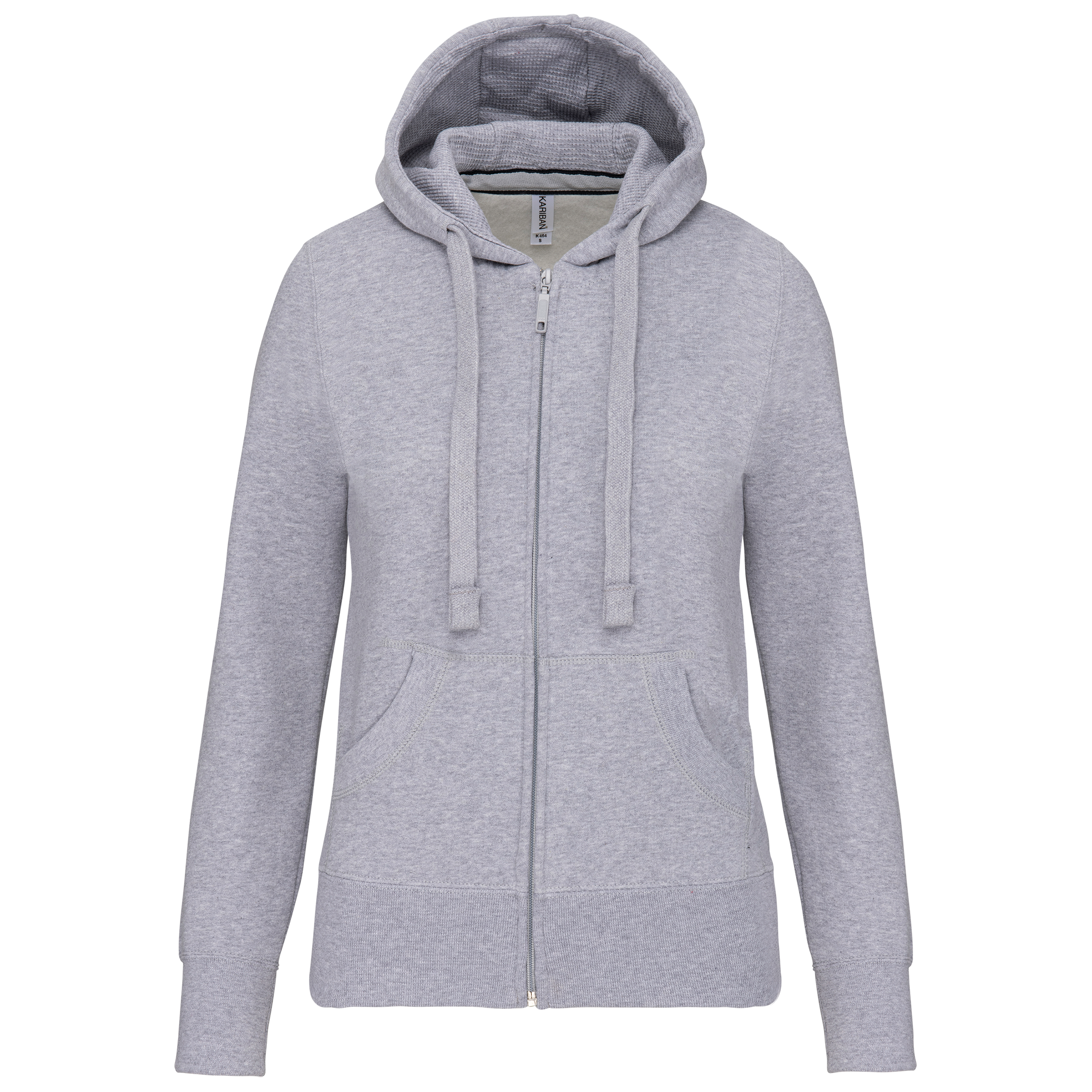 Miniature 14 pour Sweat-shirt zippé capuche femme