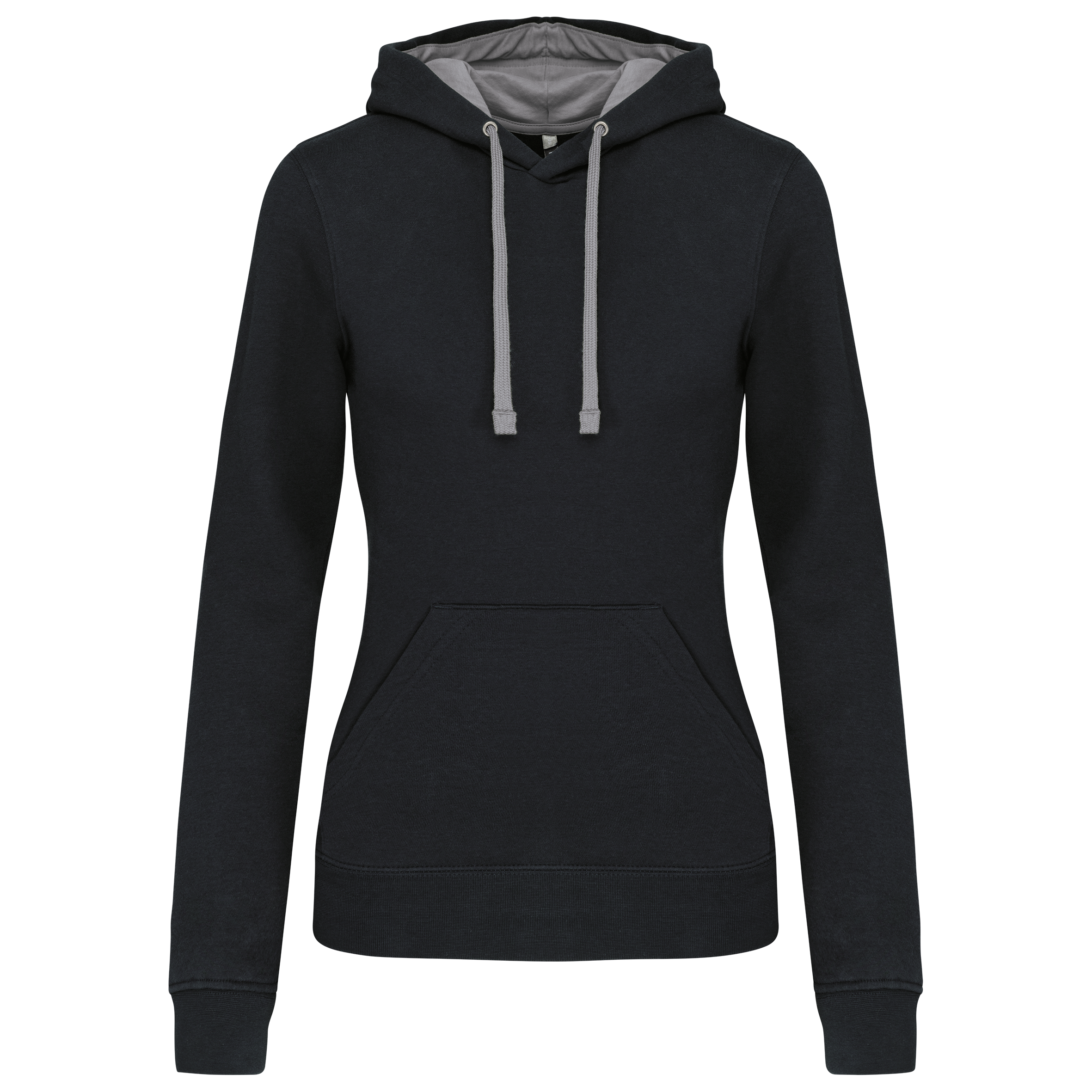 Miniature 9 pour Sweat-shirt capuche contrastée femme