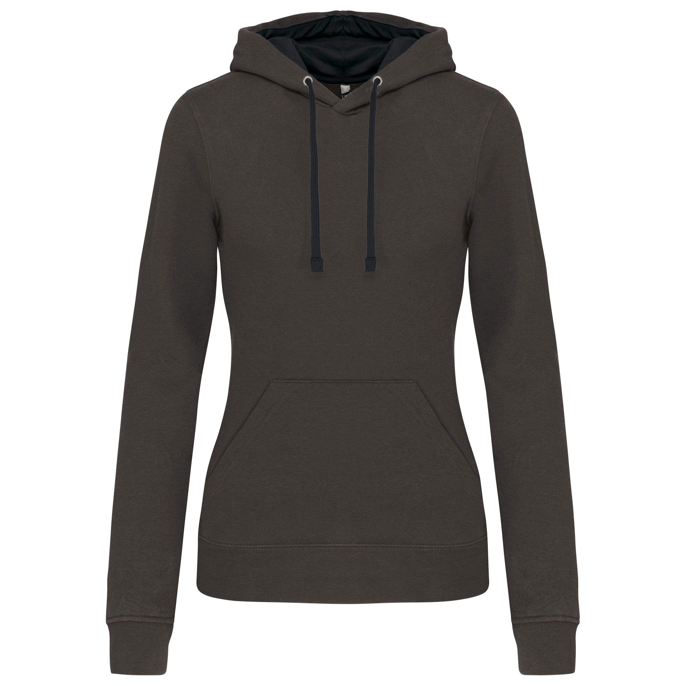 Miniature 12 pour Sweat-shirt capuche contrastée femme