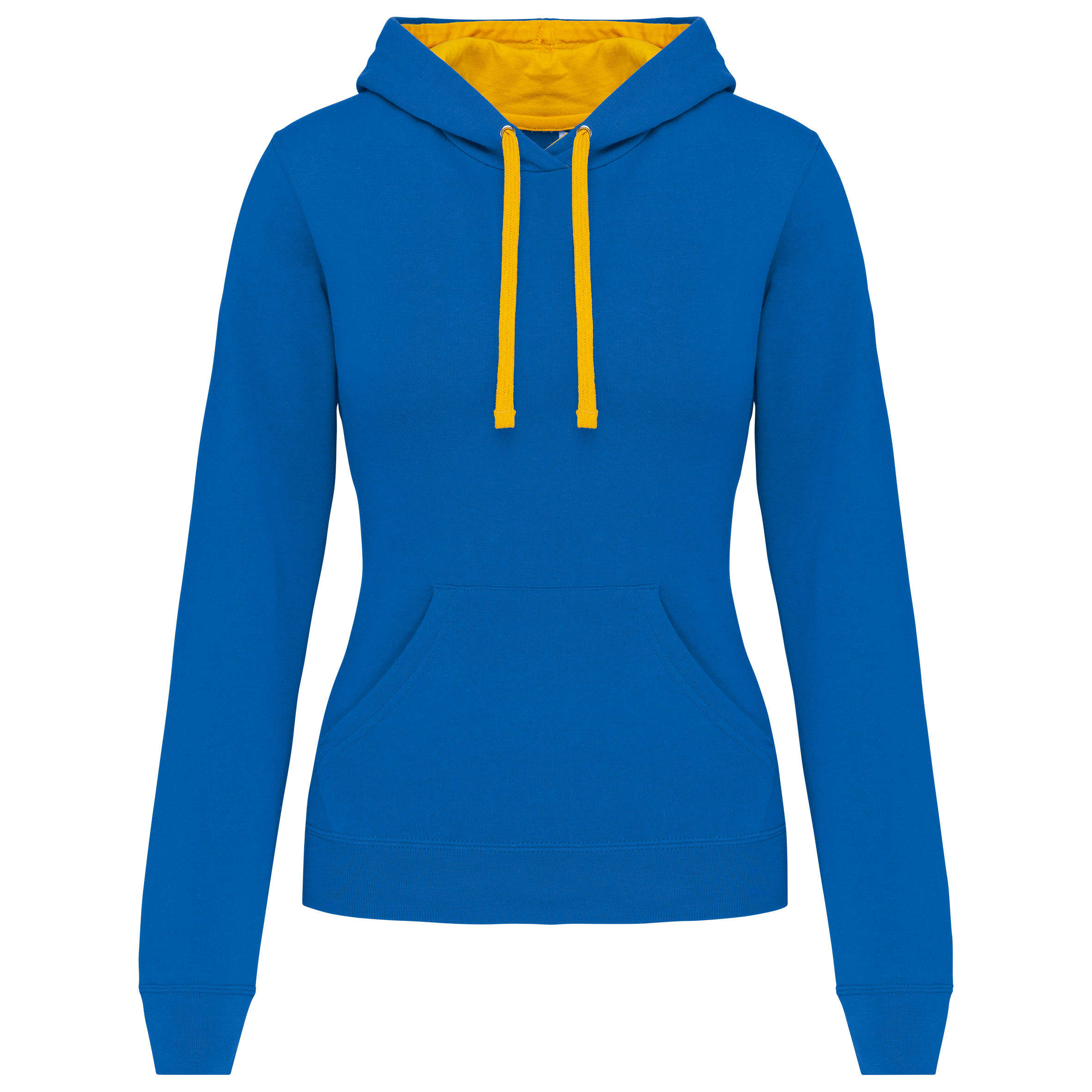 Miniature 16 pour Sweat-shirt capuche contrastée femme