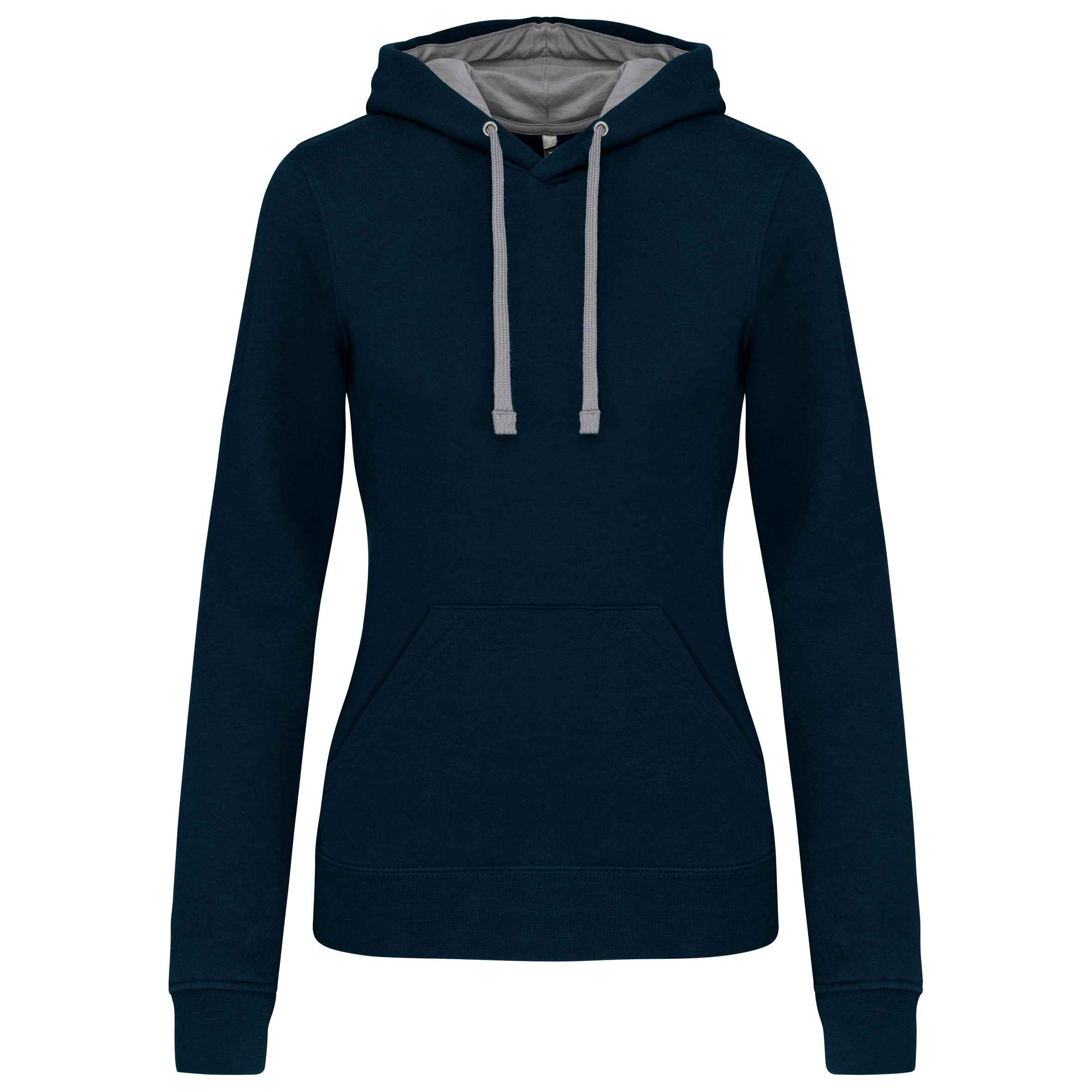 Miniature 17 pour Sweat-shirt capuche contrastée femme