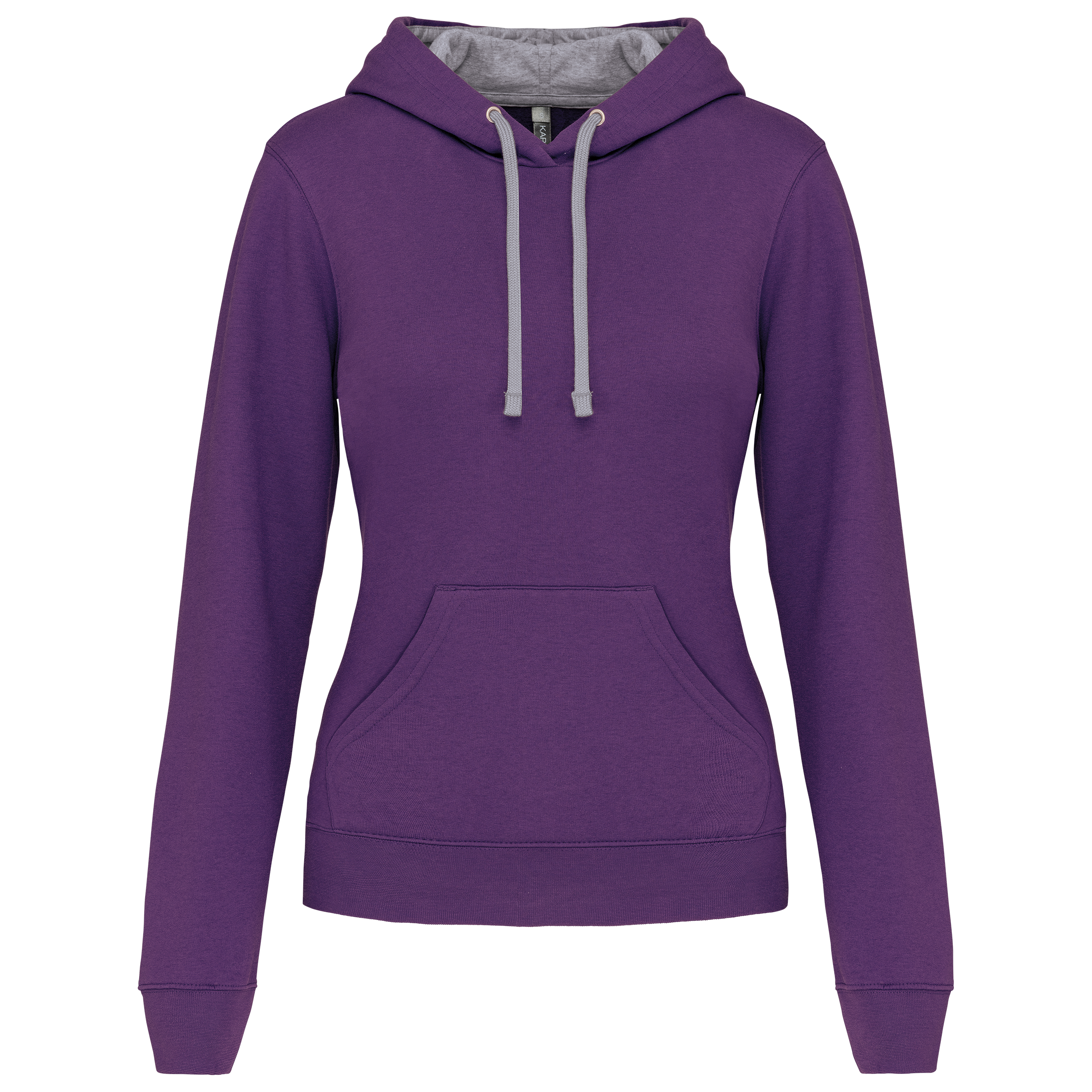 Miniature 21 pour Sweat-shirt capuche contrastée femme