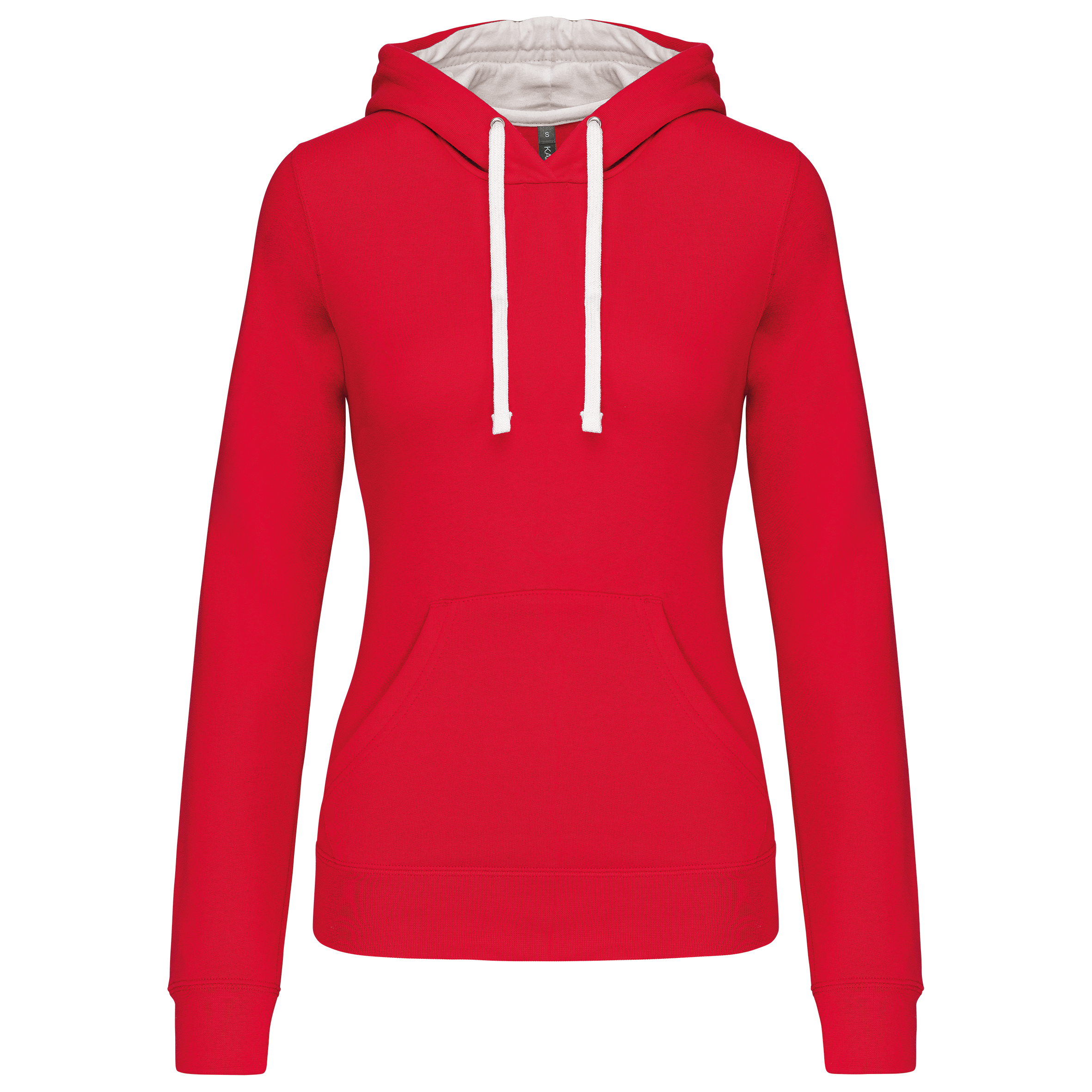 Miniature 22 pour Sweat-shirt capuche contrastée femme