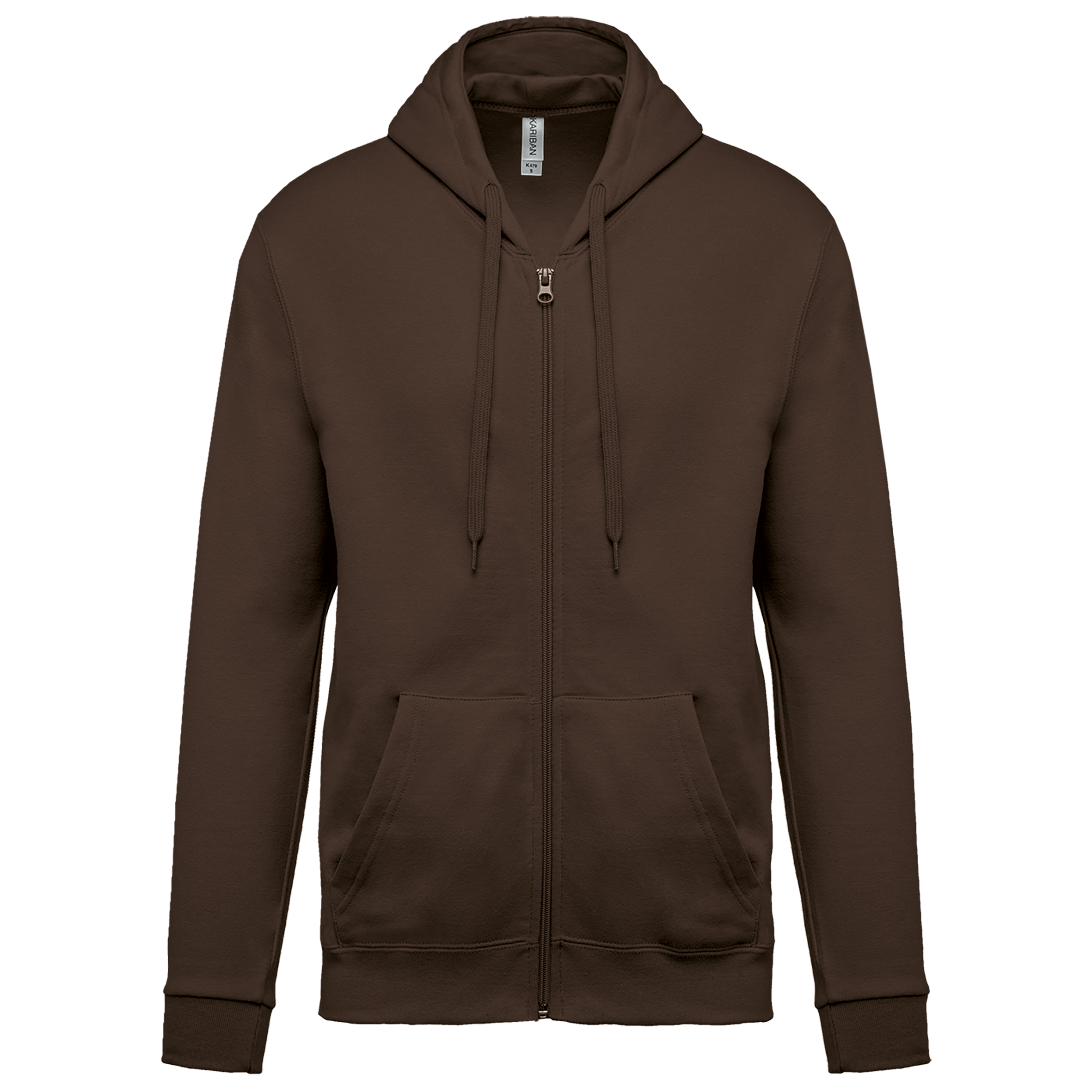Miniature 19 pour Sweat-shirt zippé capuche unisexe