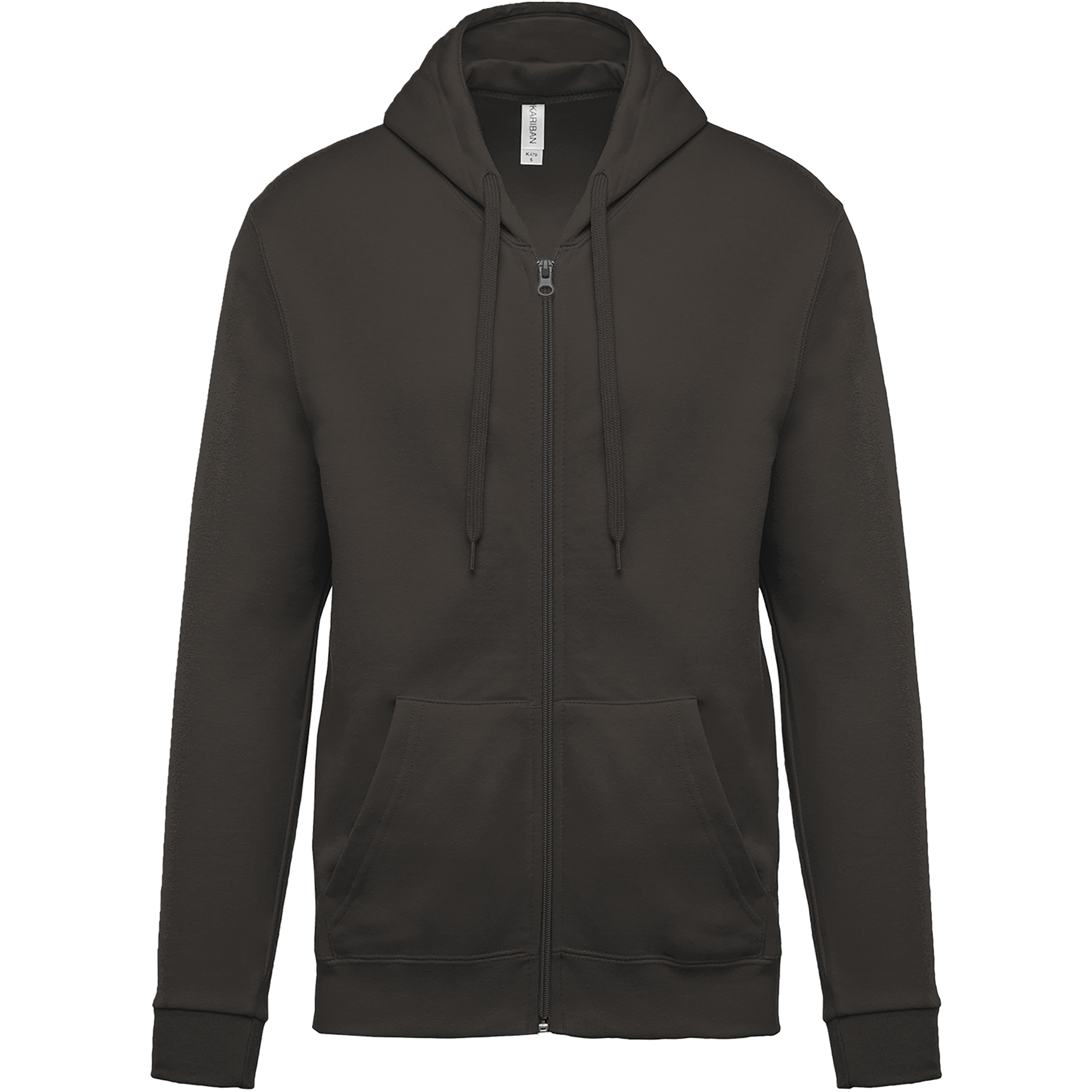 Miniature 20 pour Sweat-shirt zippé capuche unisexe