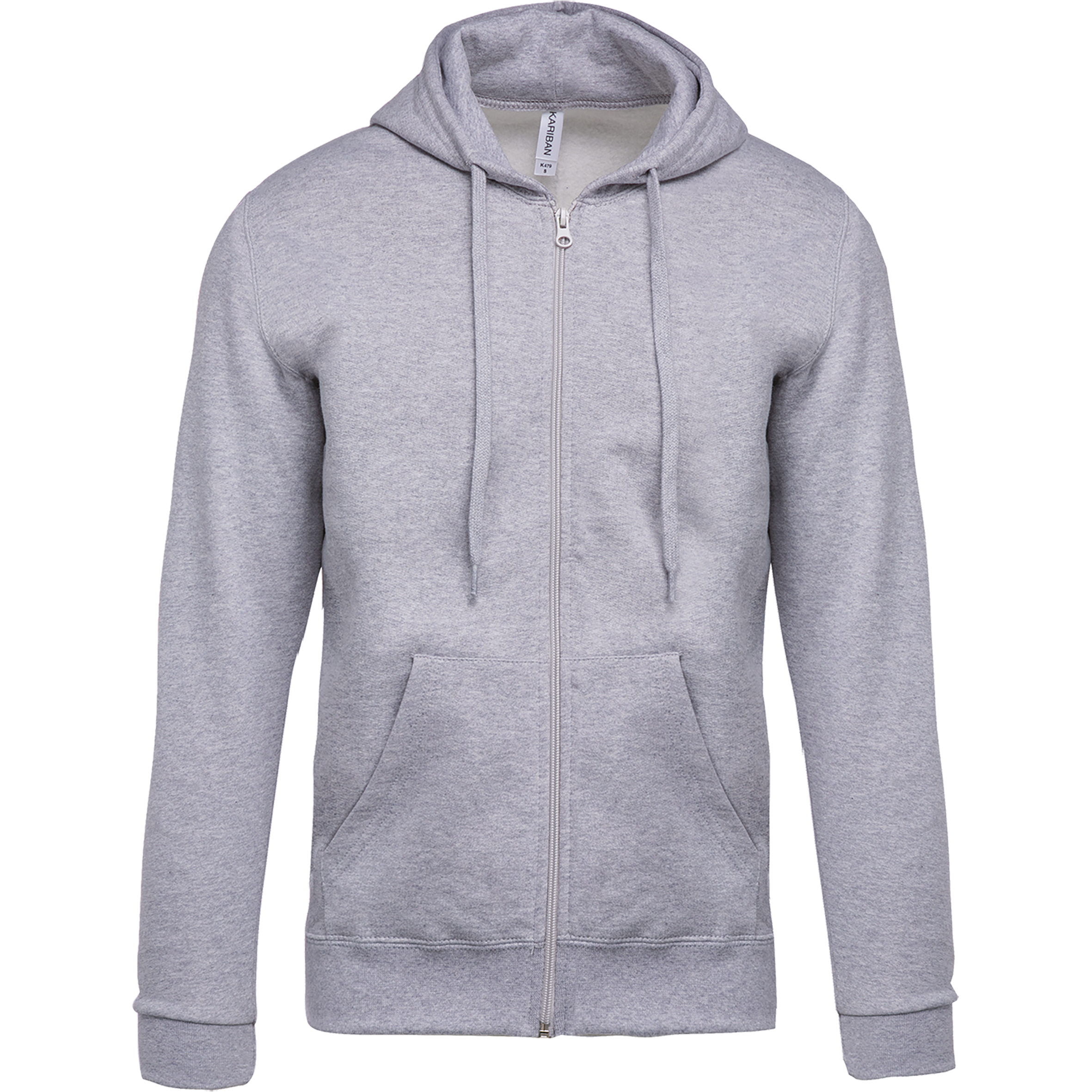 Miniature 30 pour Sweat-shirt zippé capuche unisexe