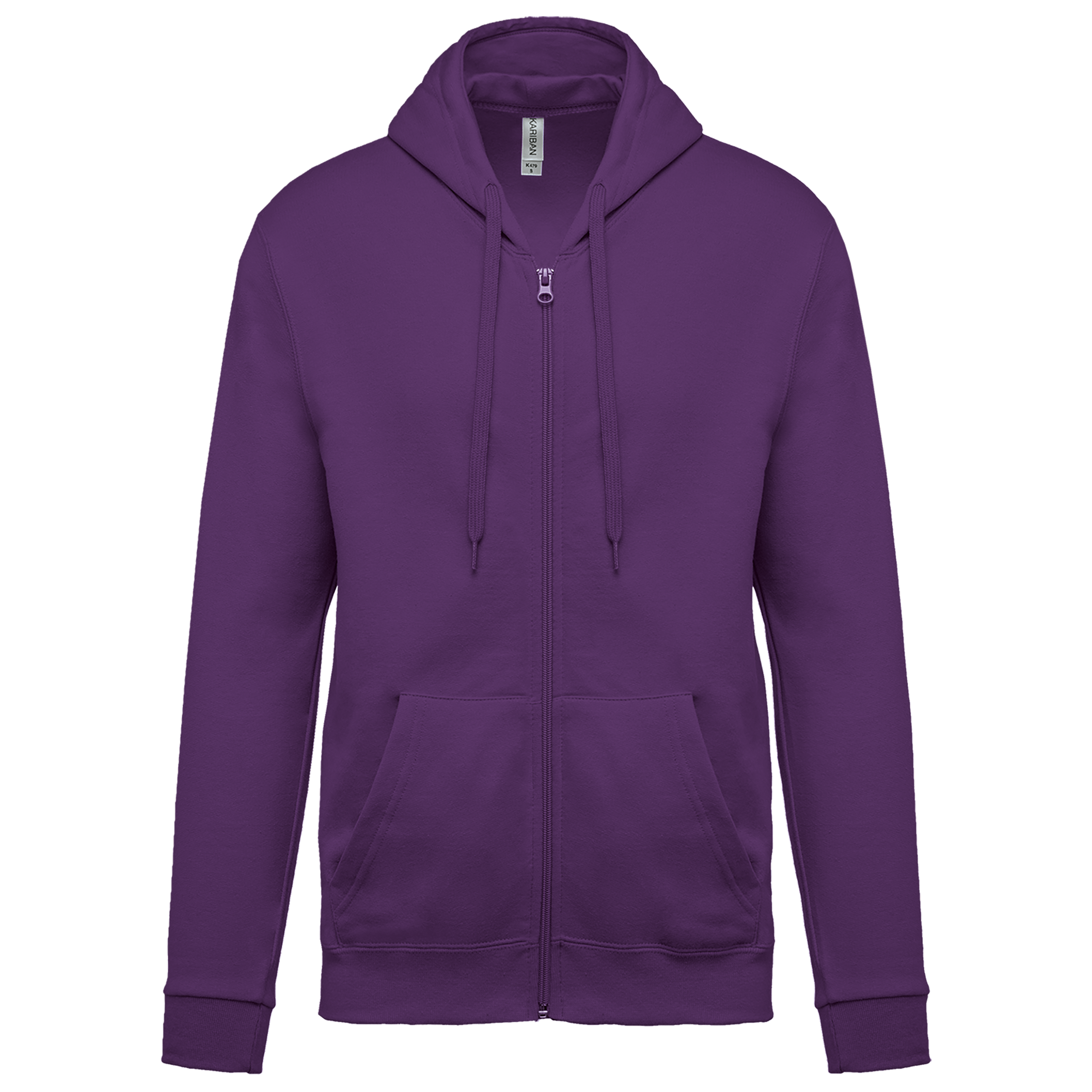 Miniature 31 pour Sweat-shirt zippé capuche unisexe
