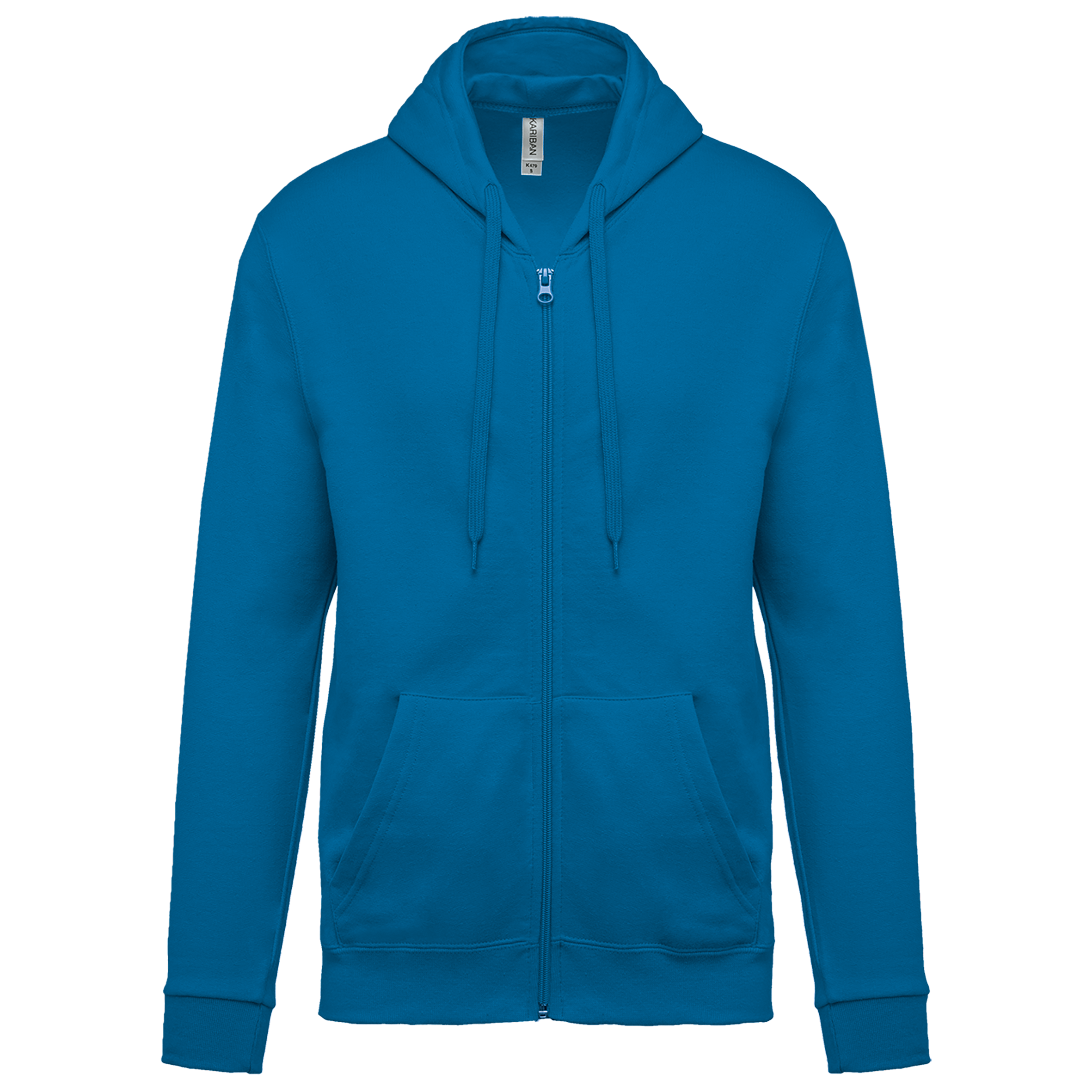Miniature 34 pour Sweat-shirt zippé capuche unisexe
