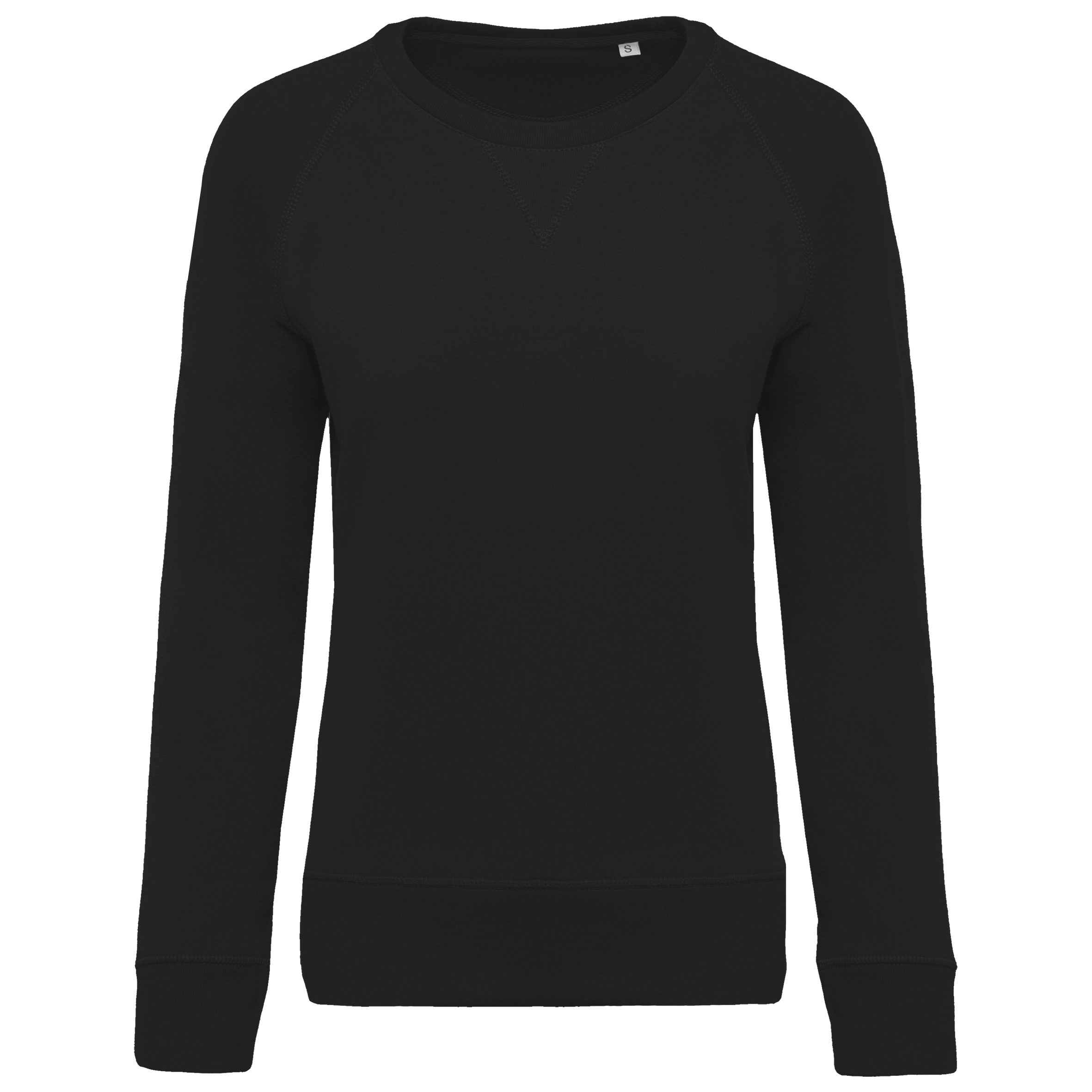 Miniature 12 pour Sweat-shirt Bio col rond manches raglan femme