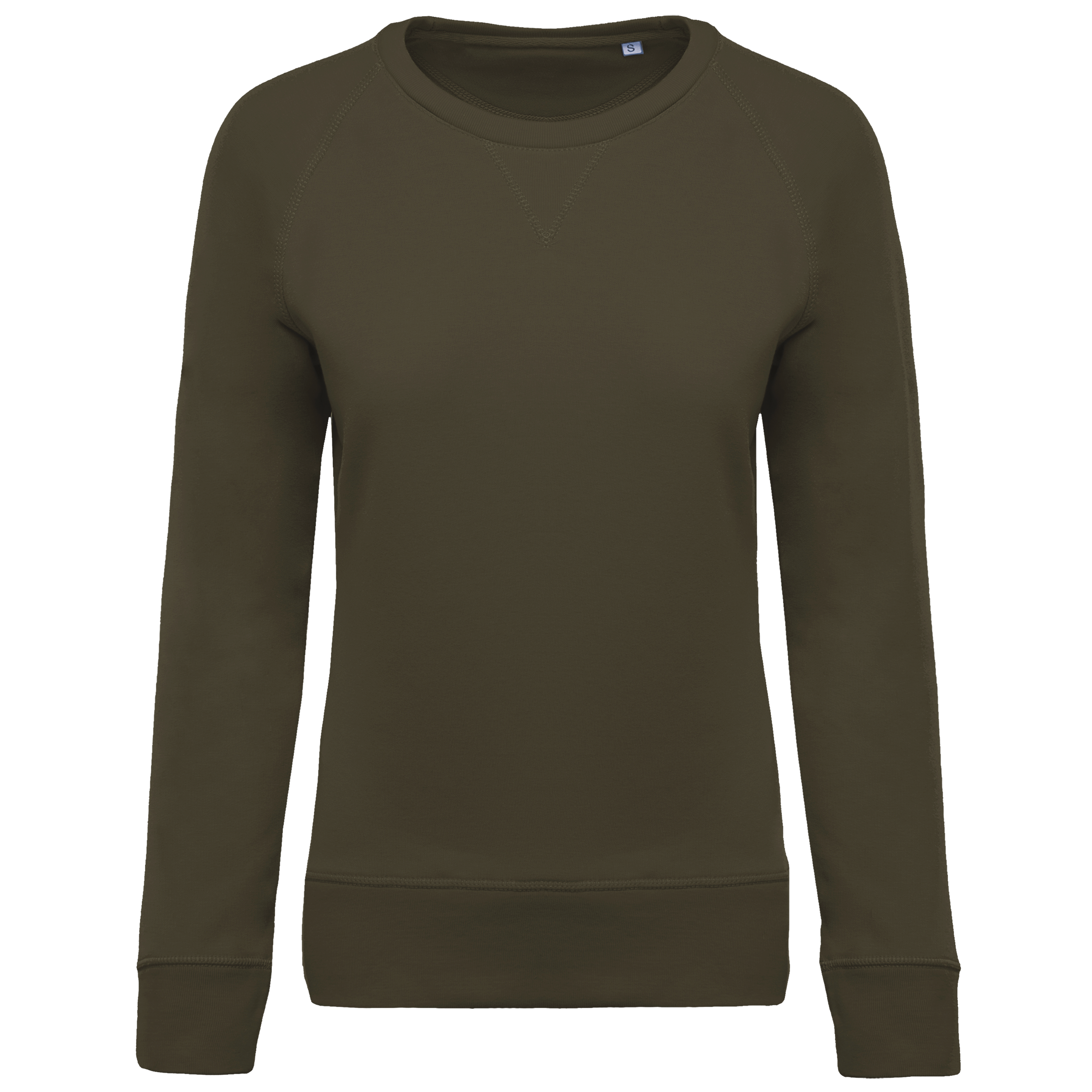 Miniature 17 pour Sweat-shirt Bio col rond manches raglan femme